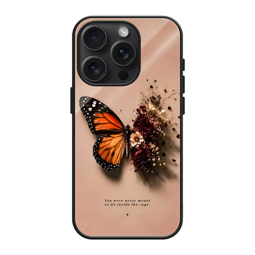 Wings of Change Glass Case