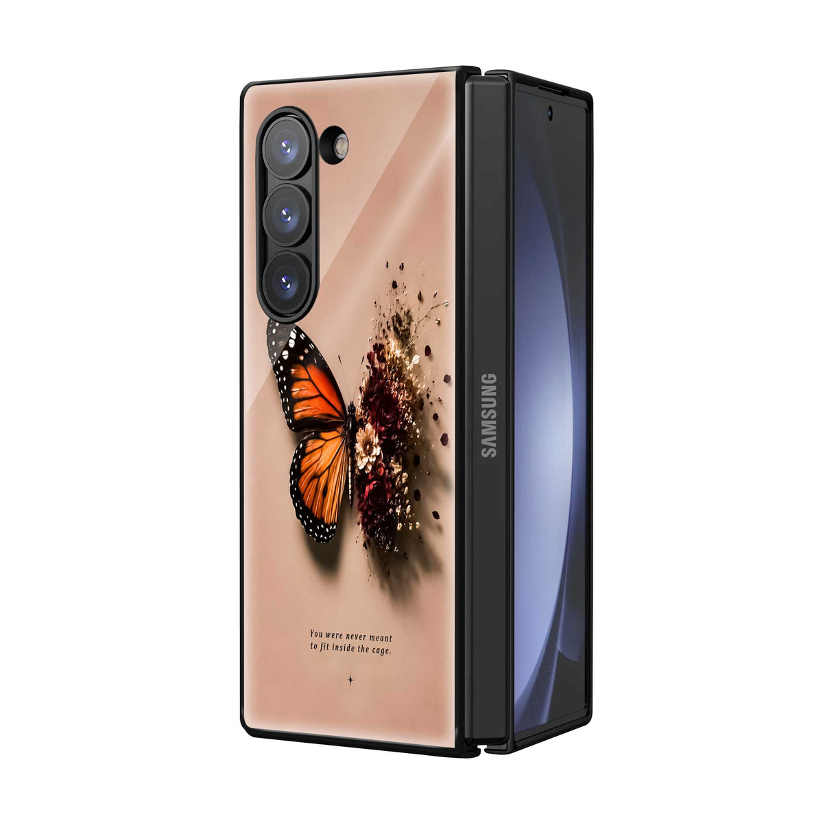 Wings of Change Samsung Z Fold Glass Case