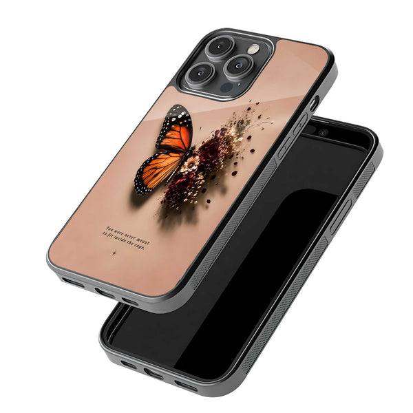 Wings of Change Glass Case
