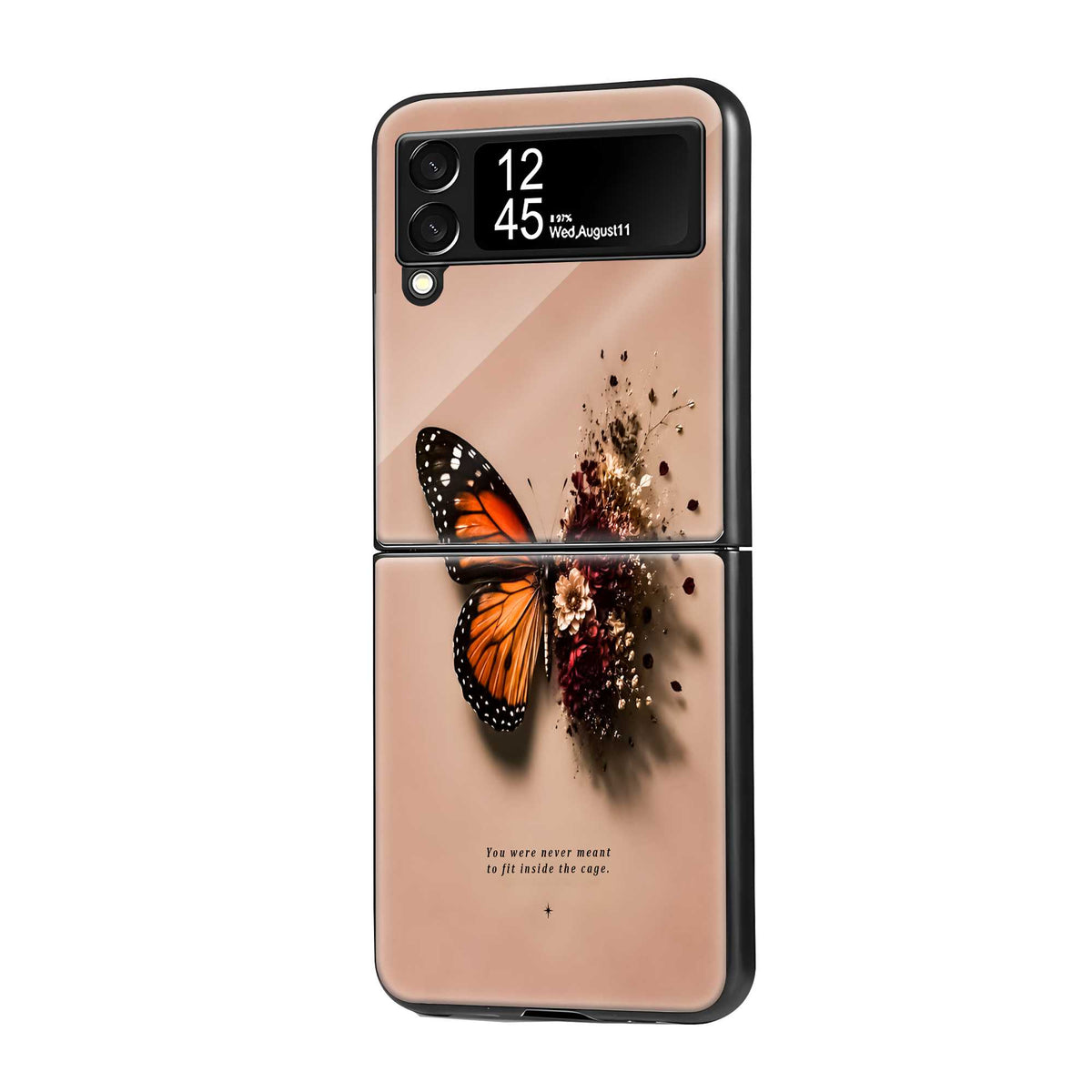 Wings of Change Samsung Z Flip Glass Case
