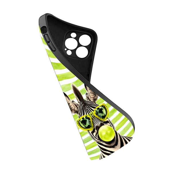 Zebra Bubble Silicone Case