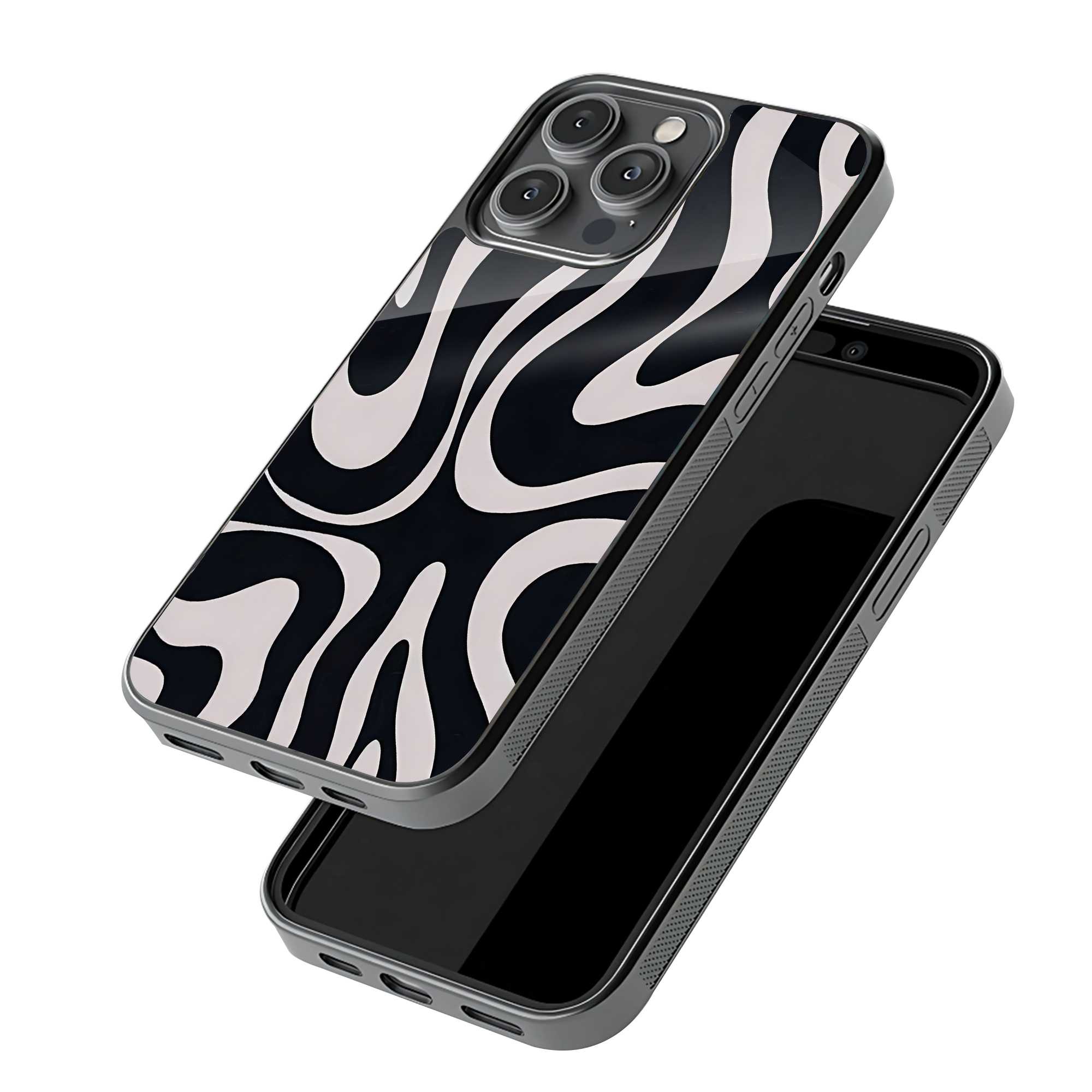 Zebra Luxe Glass Case