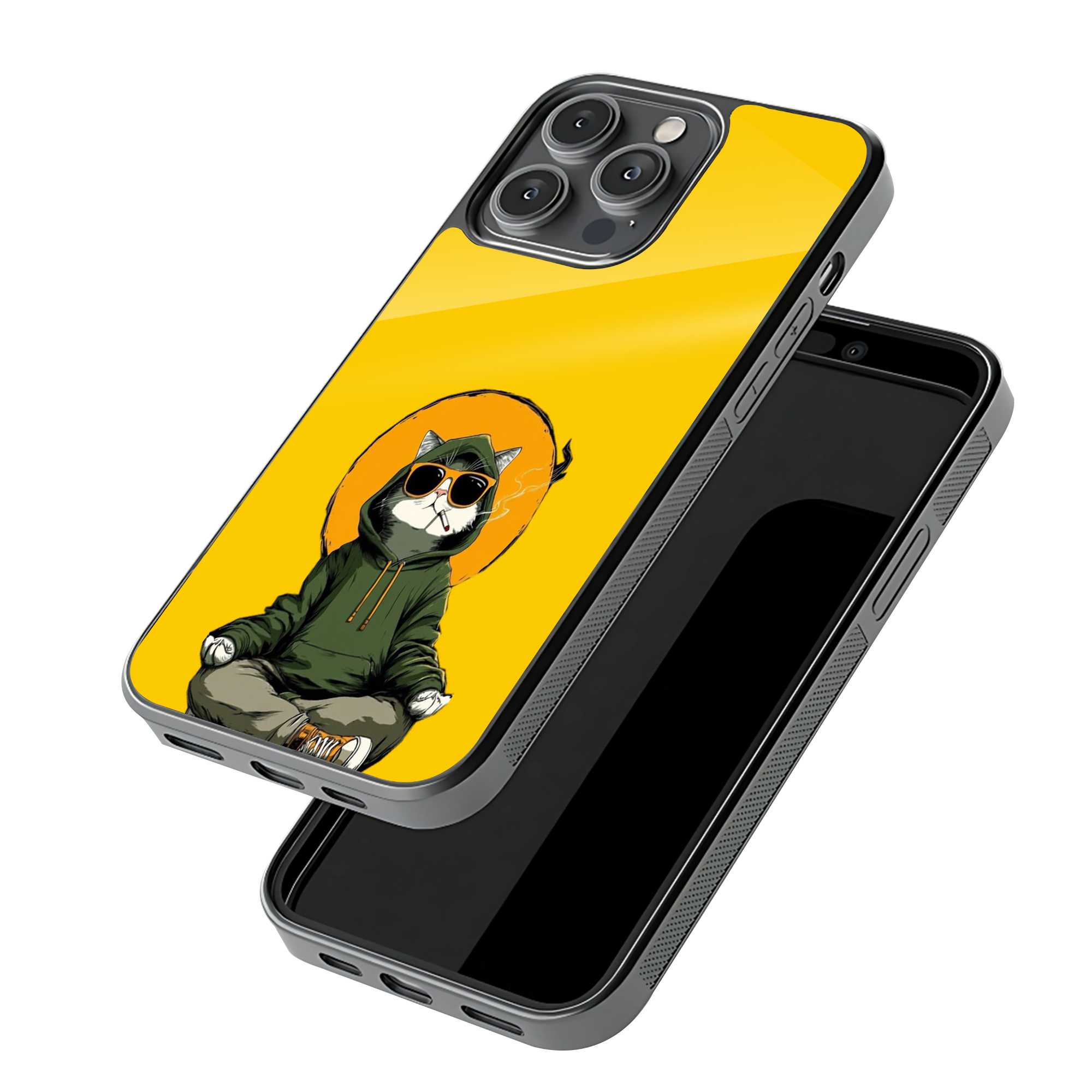 Zen Cat Glass Case