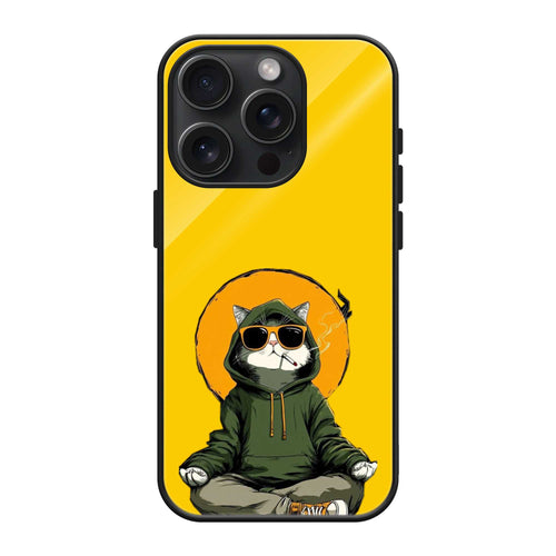 Zen Cat Glass Case