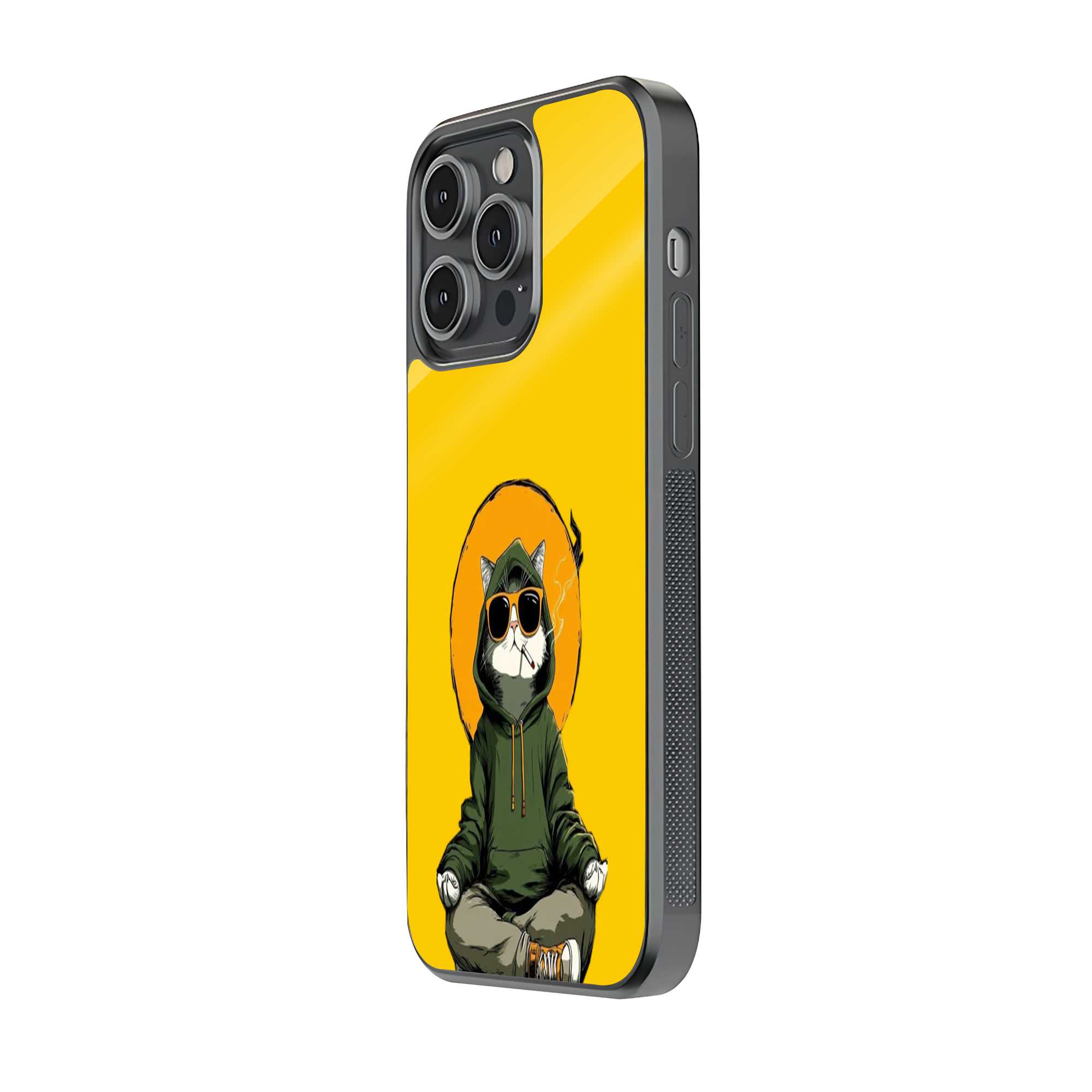 Zen Cat Glass Case