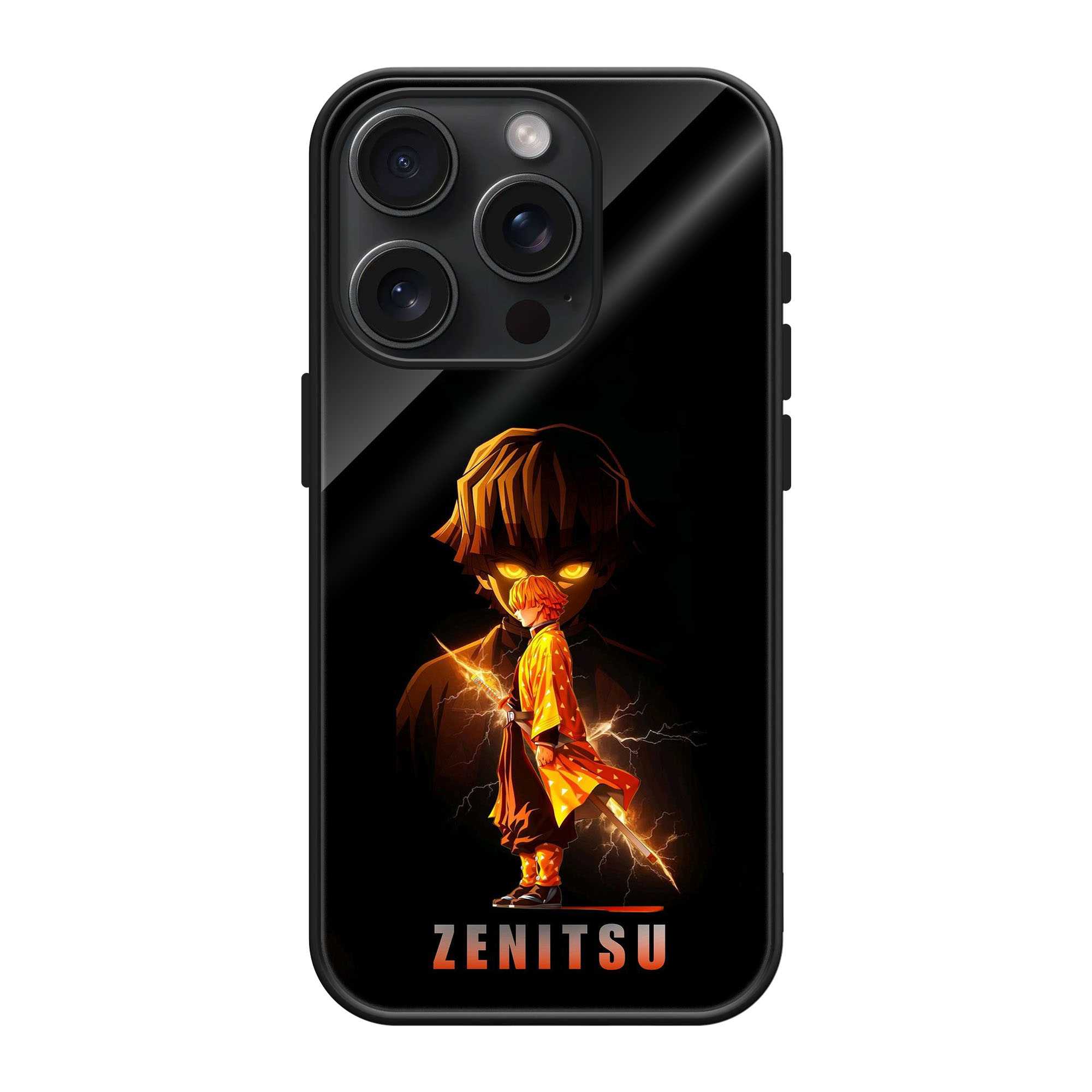 Zenitsu Thunder Glass Case Main image