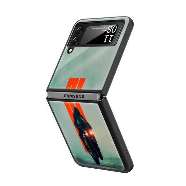 Zero One Samsung Z Flip Glass Case