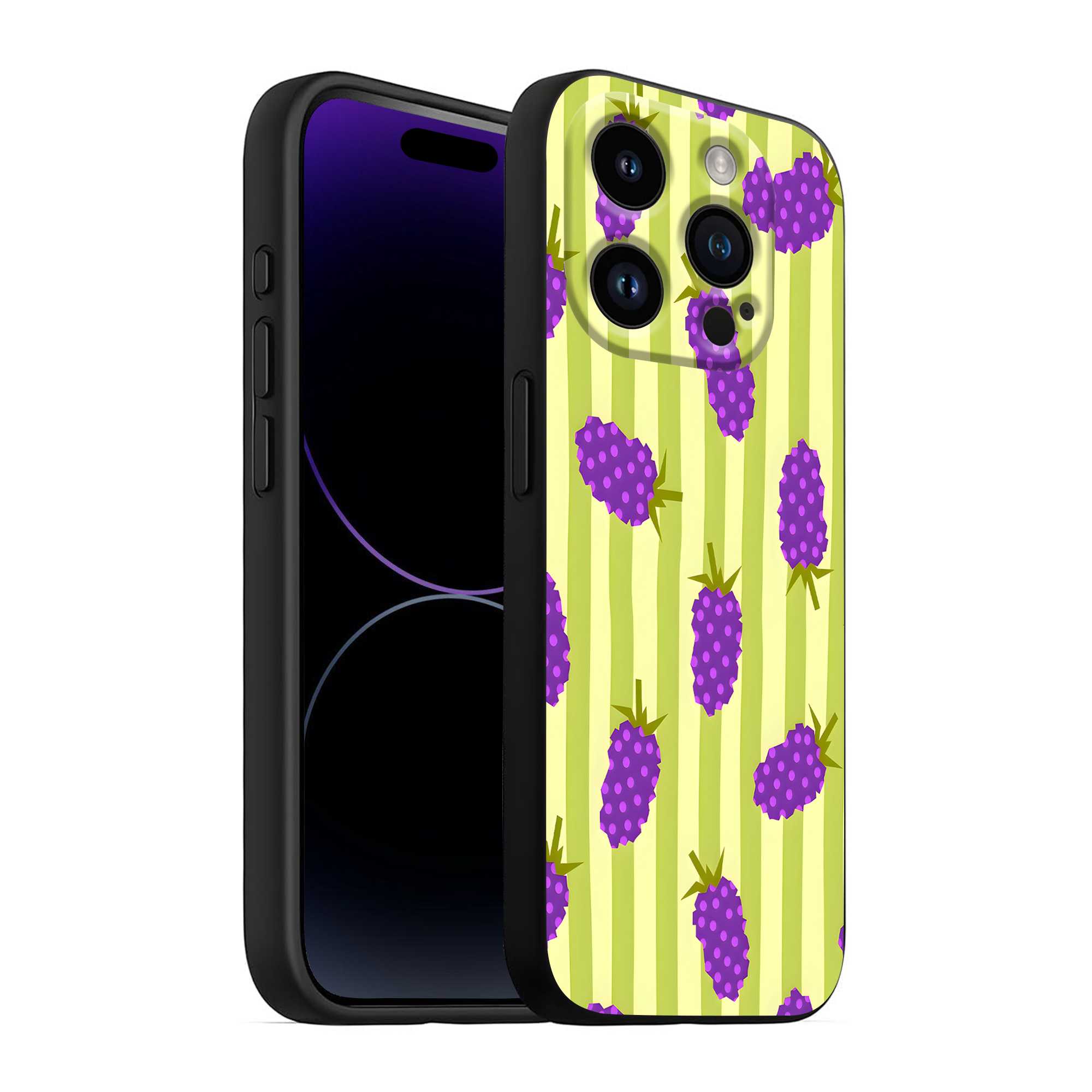 Zigzag Vanilla Berry Silicone Case
