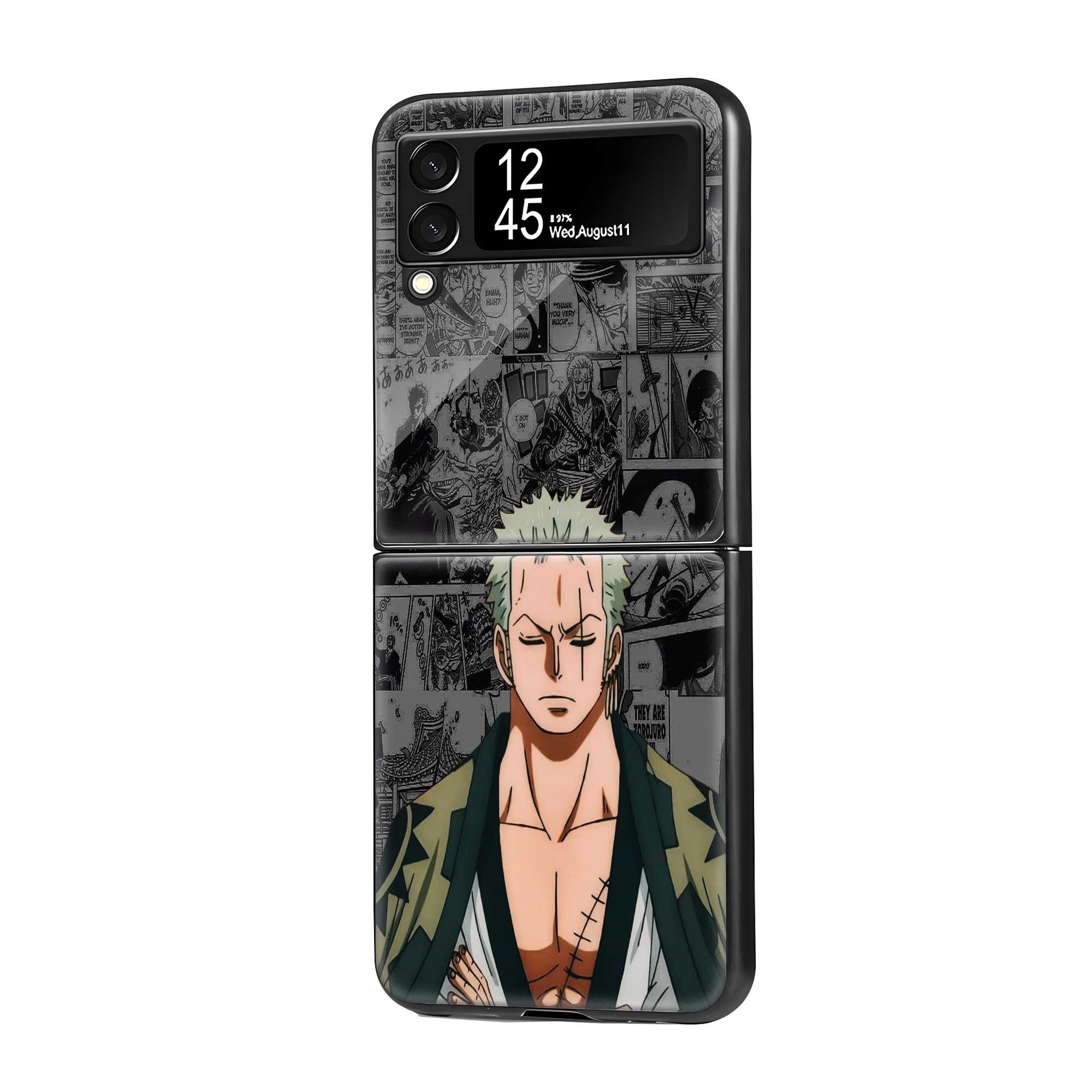 Zoro Manga Samsung Z Flip Glass Case Main image