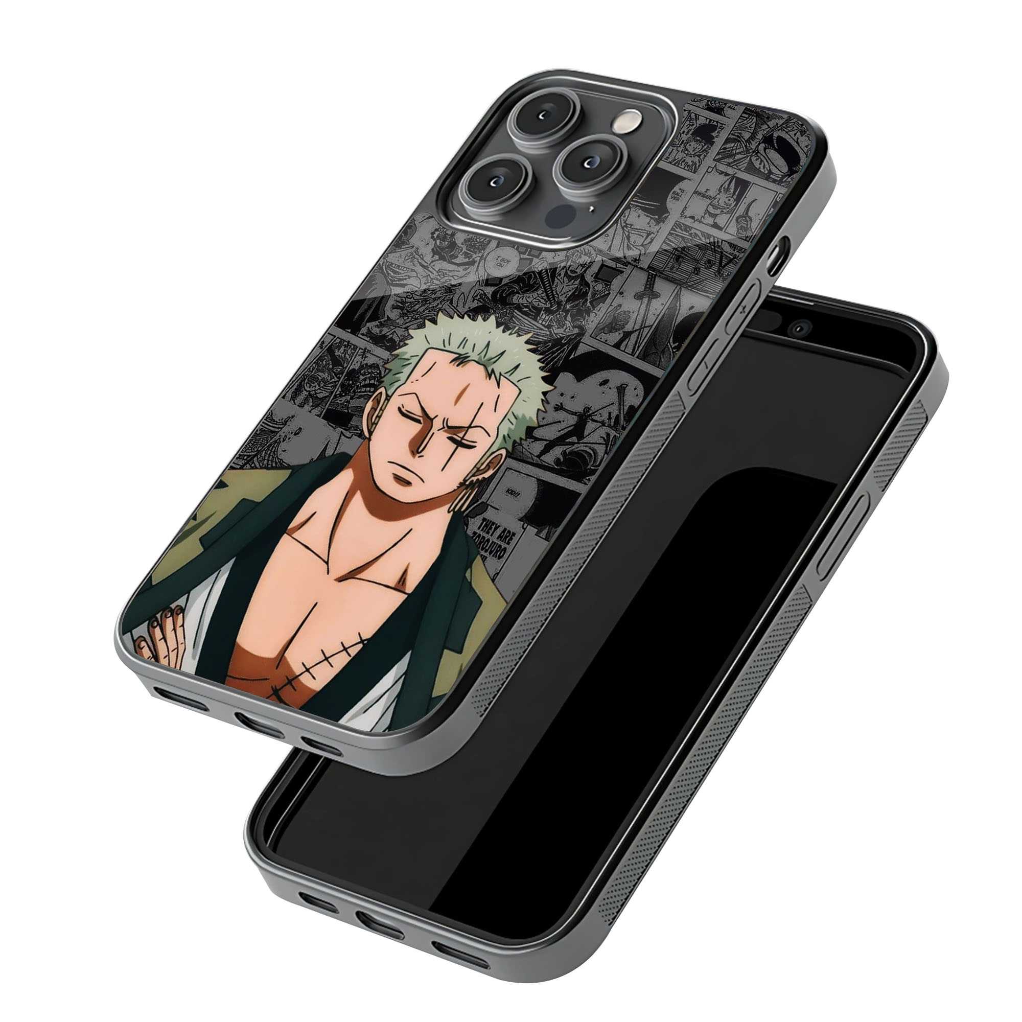 Zoro Manga Glass Case