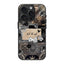 Charcoal Floral Rug Glass Name Case image 0