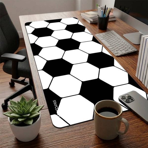 Soccer Ball Texture Desk Mat image 1