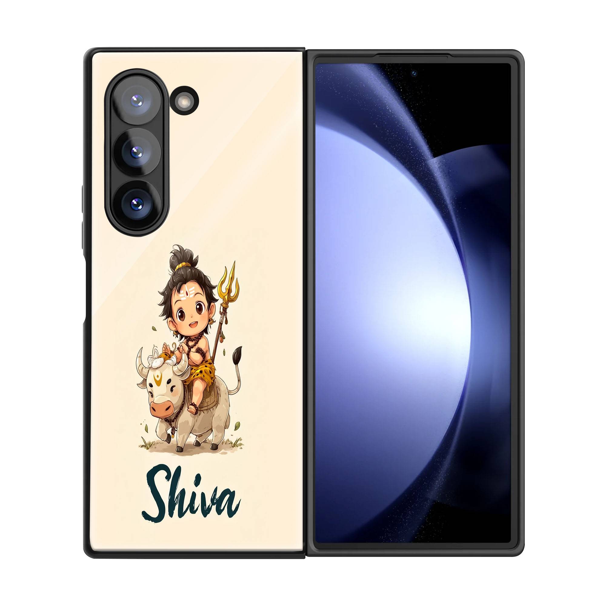 Little Shiva Samsung Z Fold Glass Case image 2