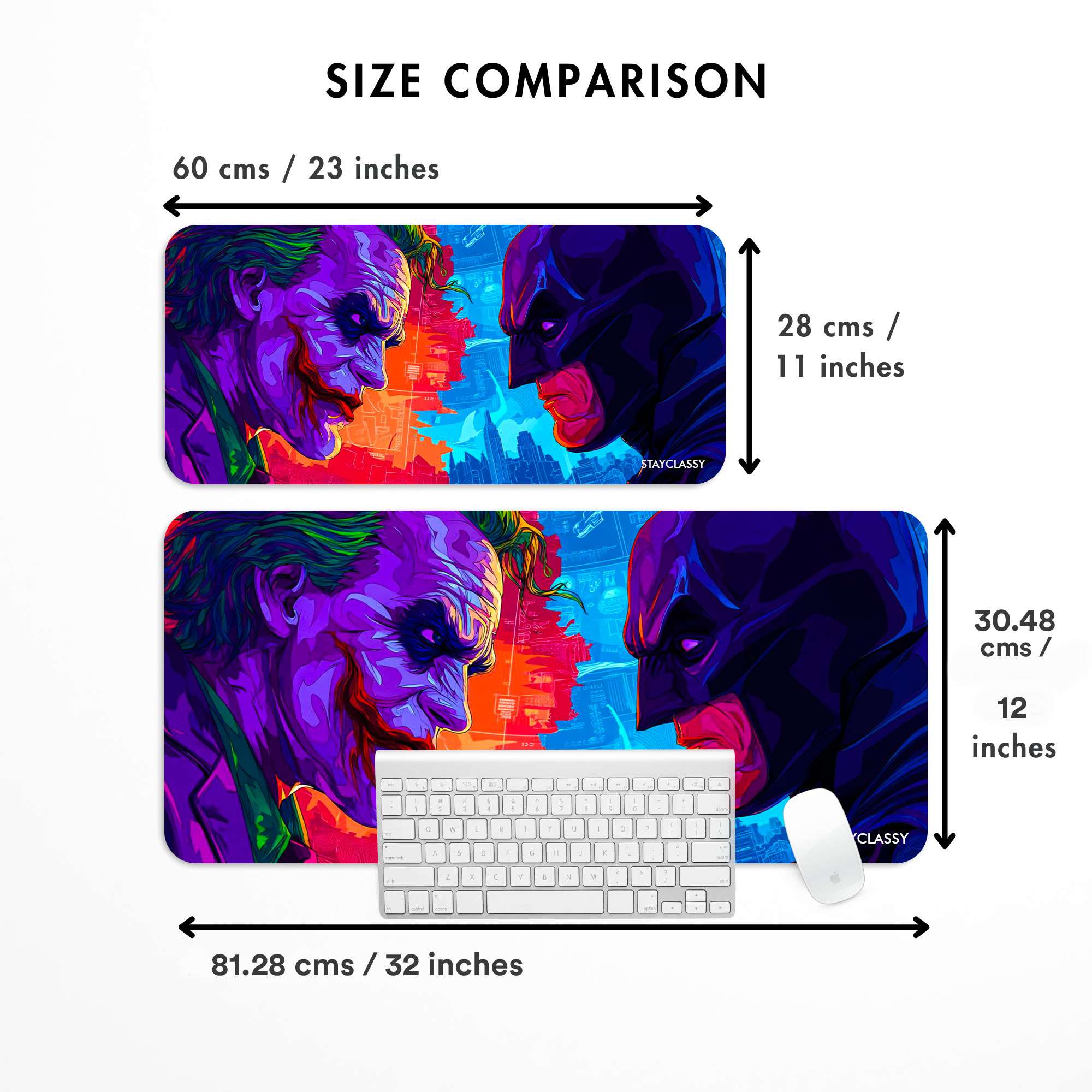 Batman VS Joker Desk Mat image 3
