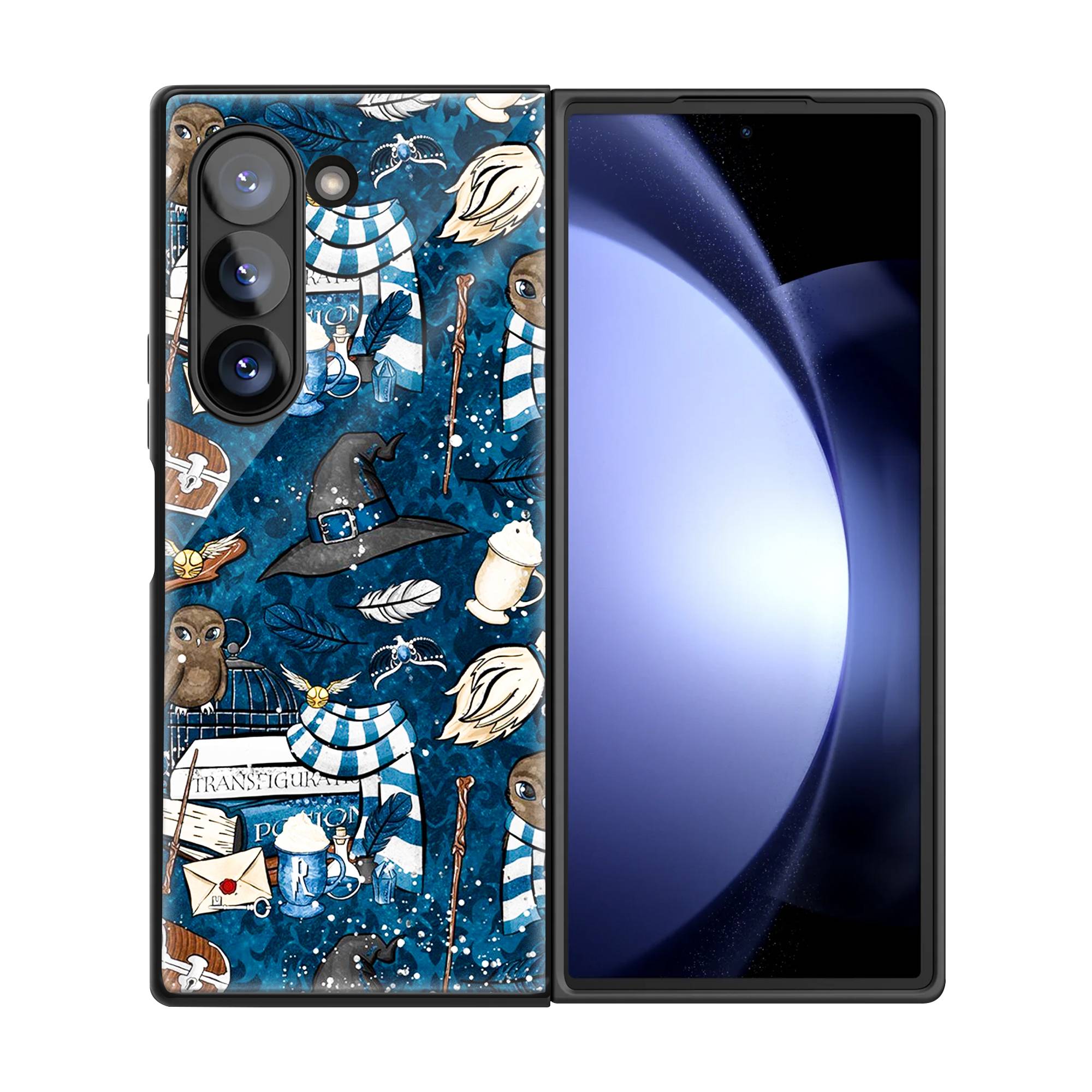Aesthetic Harry Samsung Z Fold Glass Case image 2