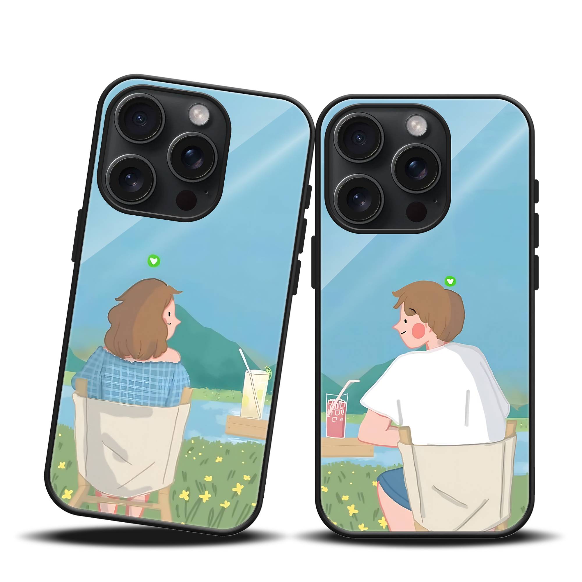 Couple Happy Time Couple Mobile Case image 0
