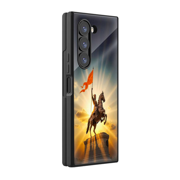 The Maratha Pride Samsung Z Fold Glass Case image 0