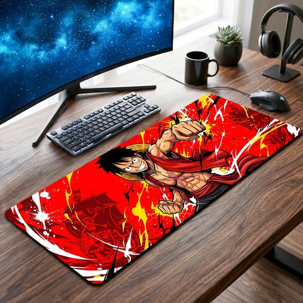 Monkey D. Luffy Desk Mat - 12 x 32 Inch image
