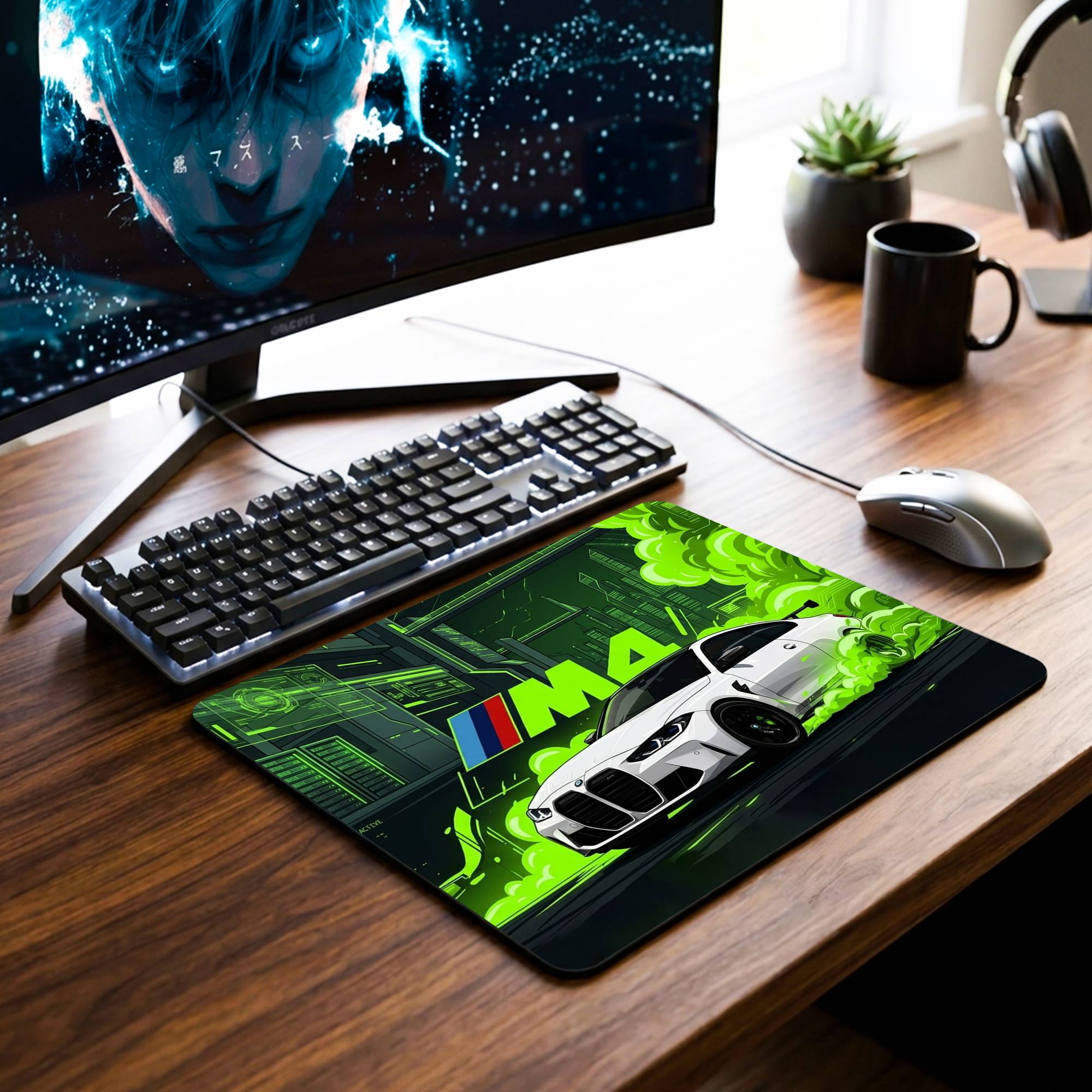 BMW M4 Desk Mat - 7.5 x 9 Inch image