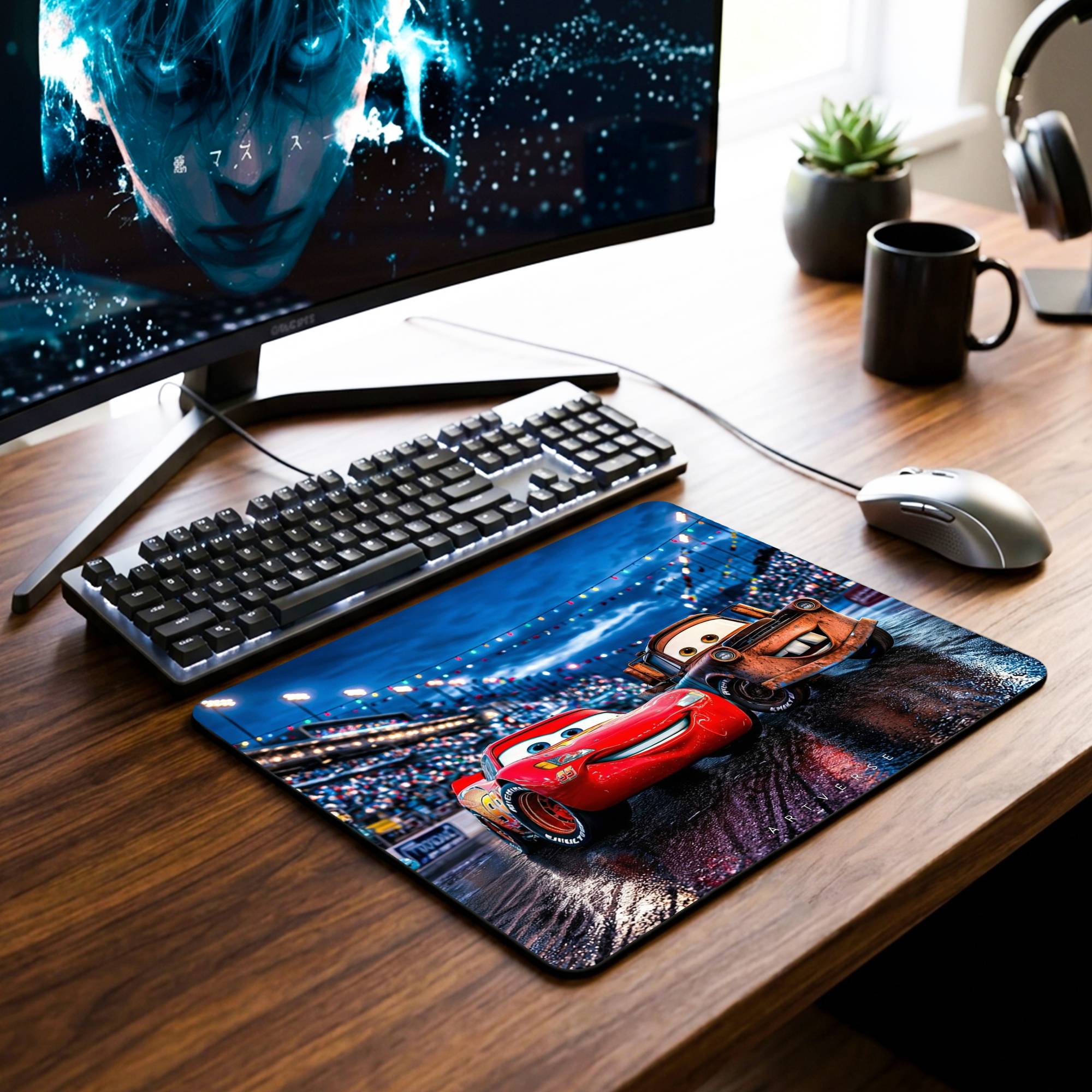 Lightning McQueen Desk Mat - 7.5 x 9 Inch image