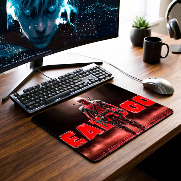 Standing Deadpool Desk Mat - 7.5 x 9 Inch image