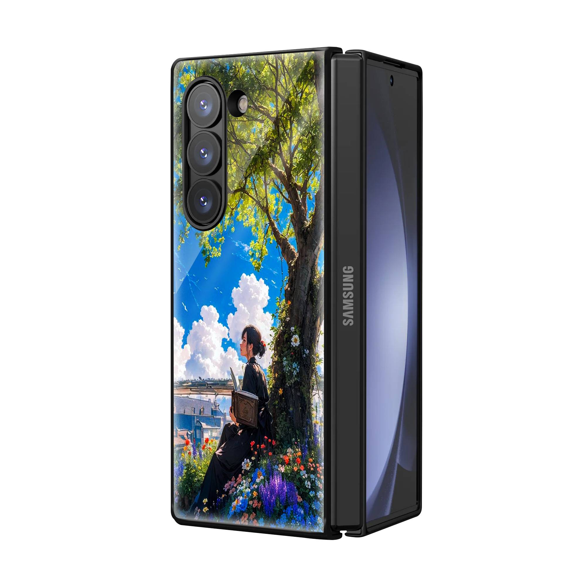 Who Am i Samsung Z Fold Glass Case Secondary image