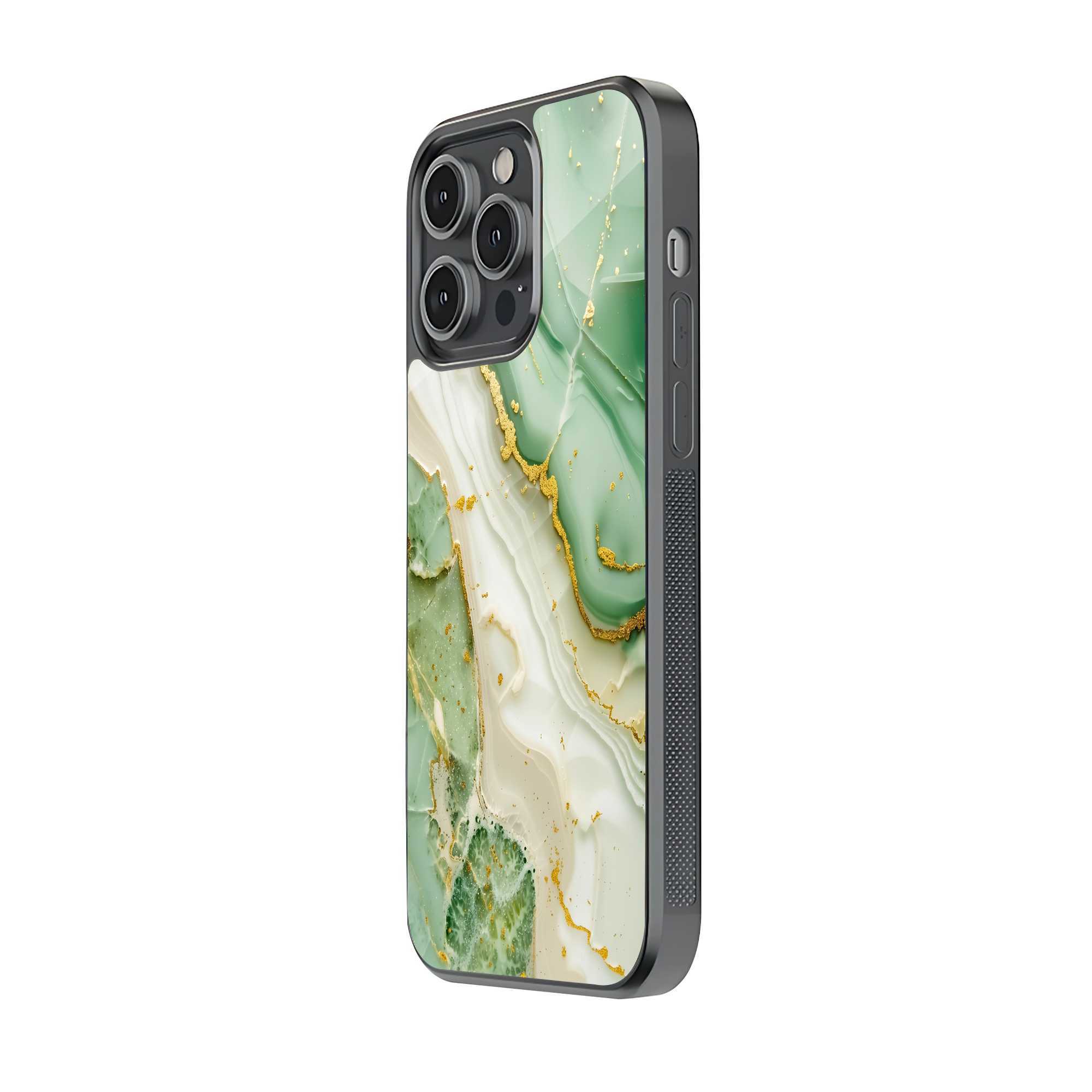 Green Glam Glass Case Secondary image