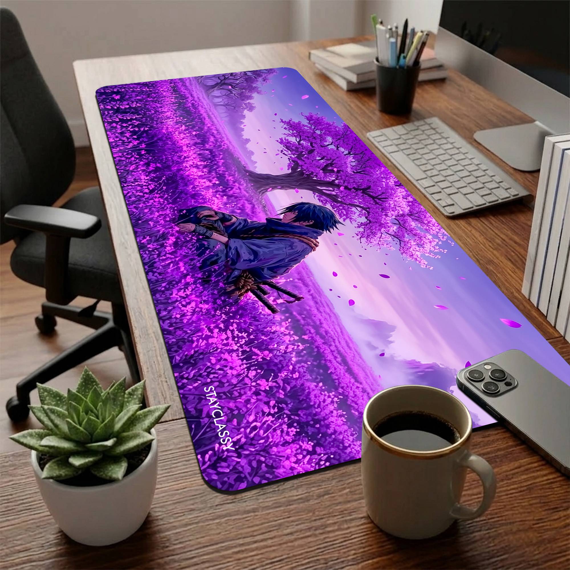 Sasuke Uchiha Desk Mat image 1