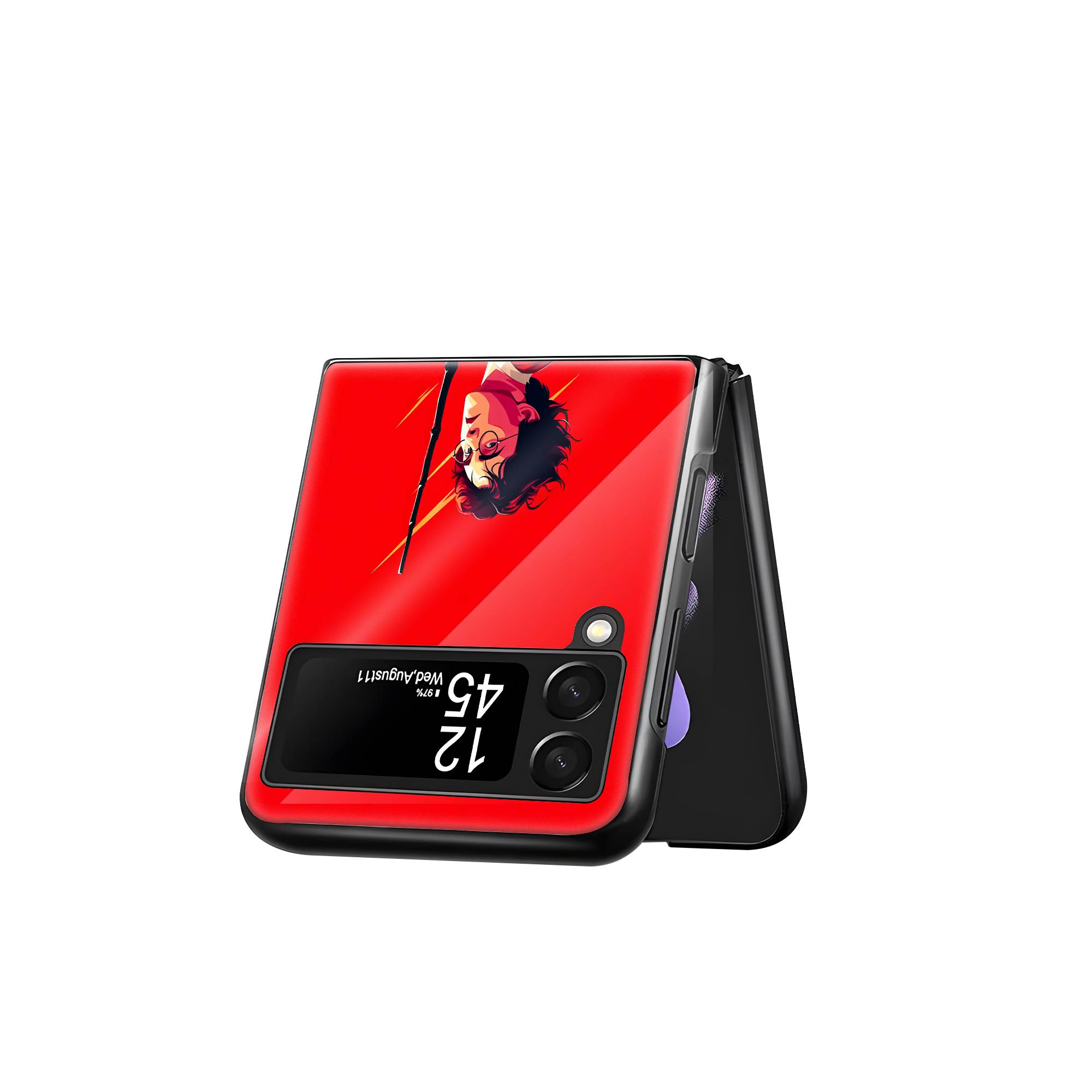 Dynamic Harry Potter Samsung Z Flip Glass Case image 2