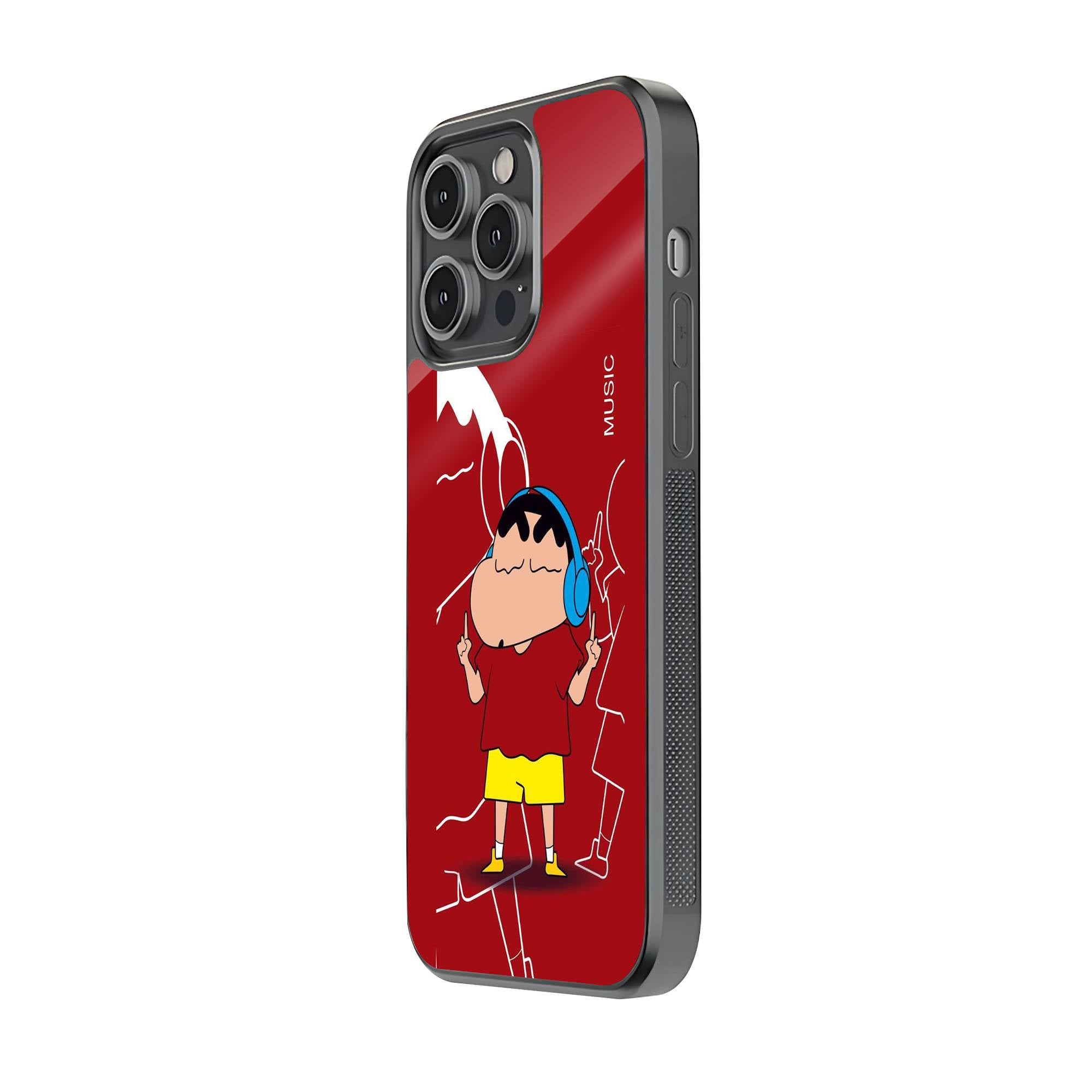 Shinchan's Jam Glass Case Secondary image