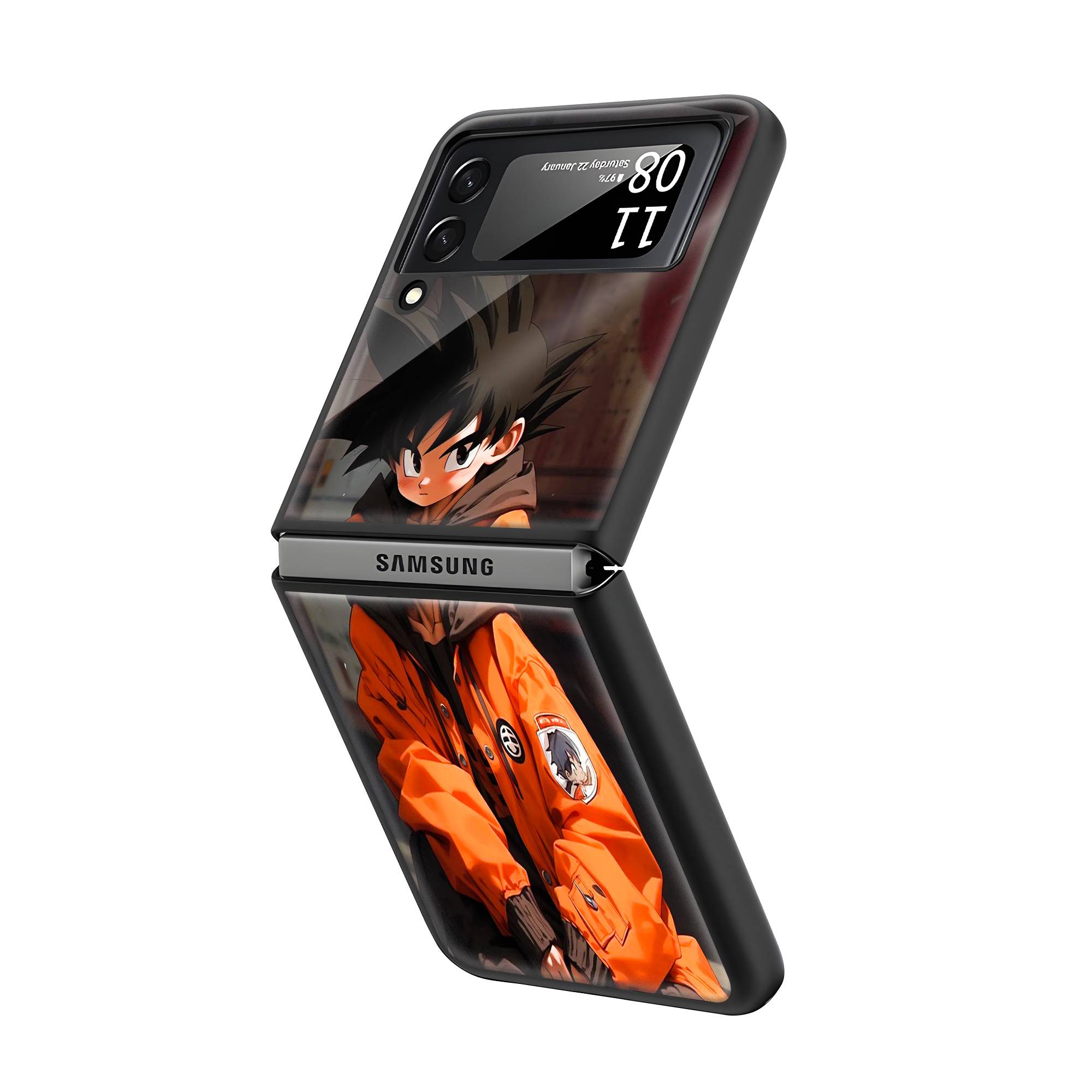 Goku Samsung Z Flip Glass Case Secondary image