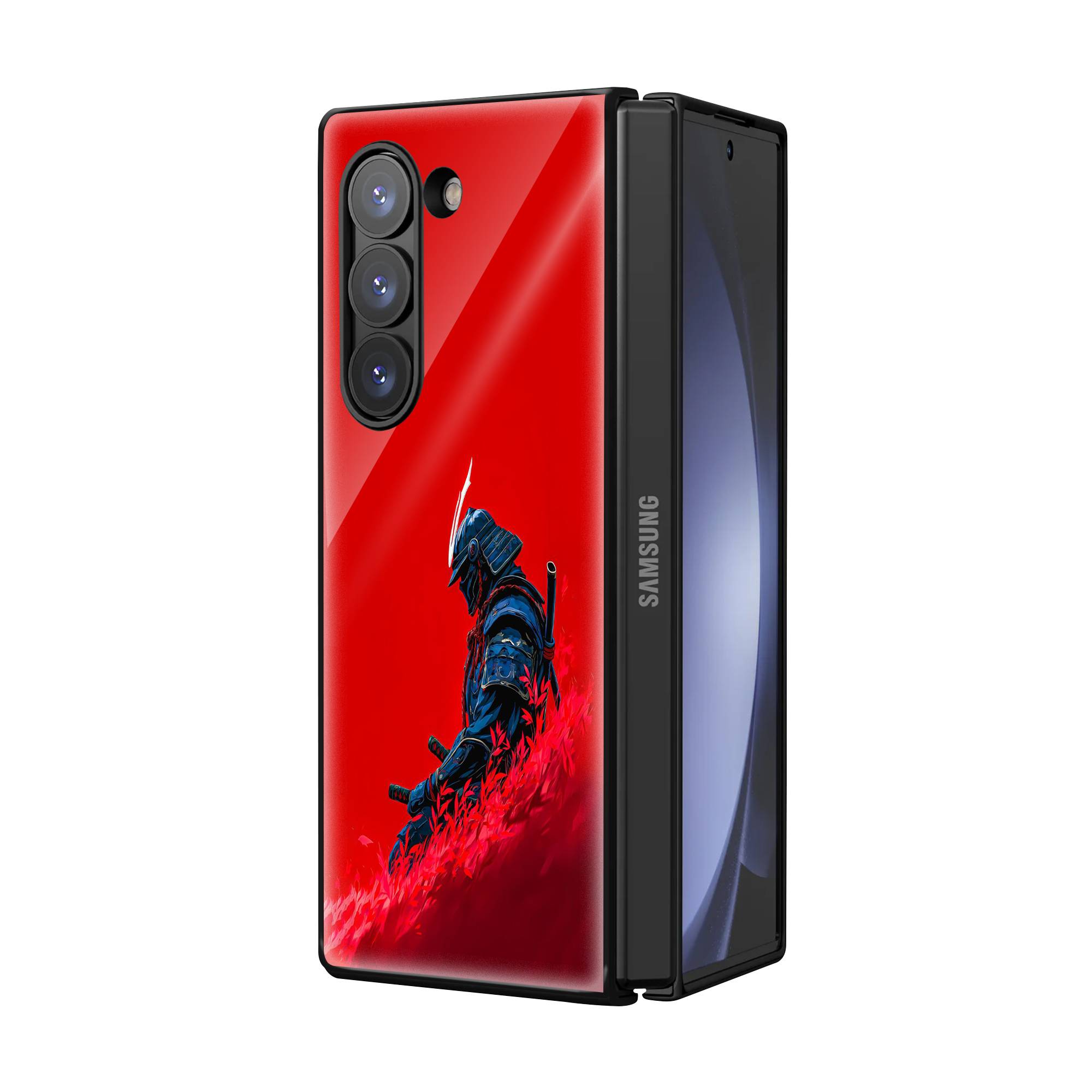 Silent Warrior Samsung Z Fold Glass Case Secondary image