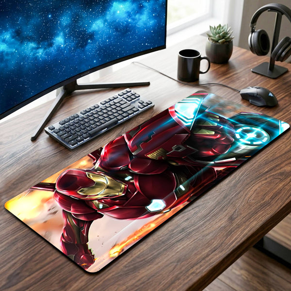 Iron Man Desk Mat - 12 x 32 Inch image
