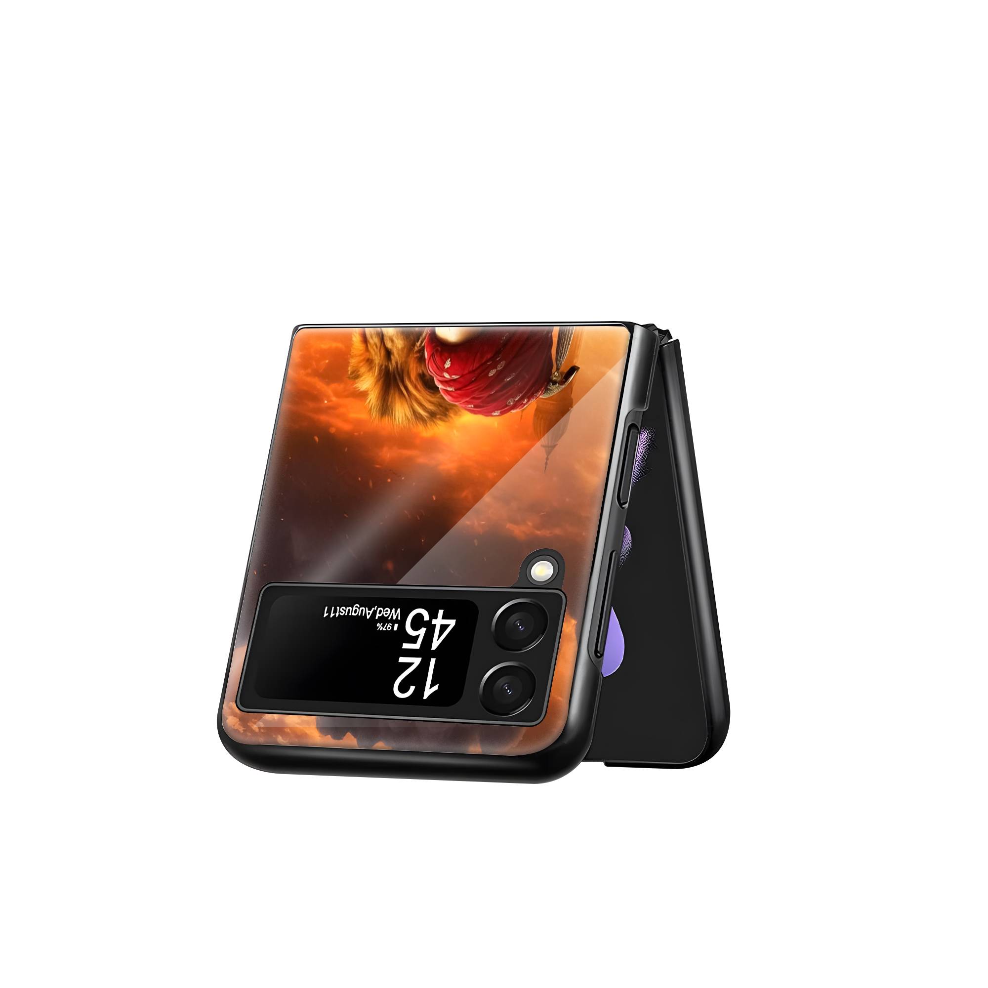 Cinematic Maratha Samsung Z Flip Glass Case image 2