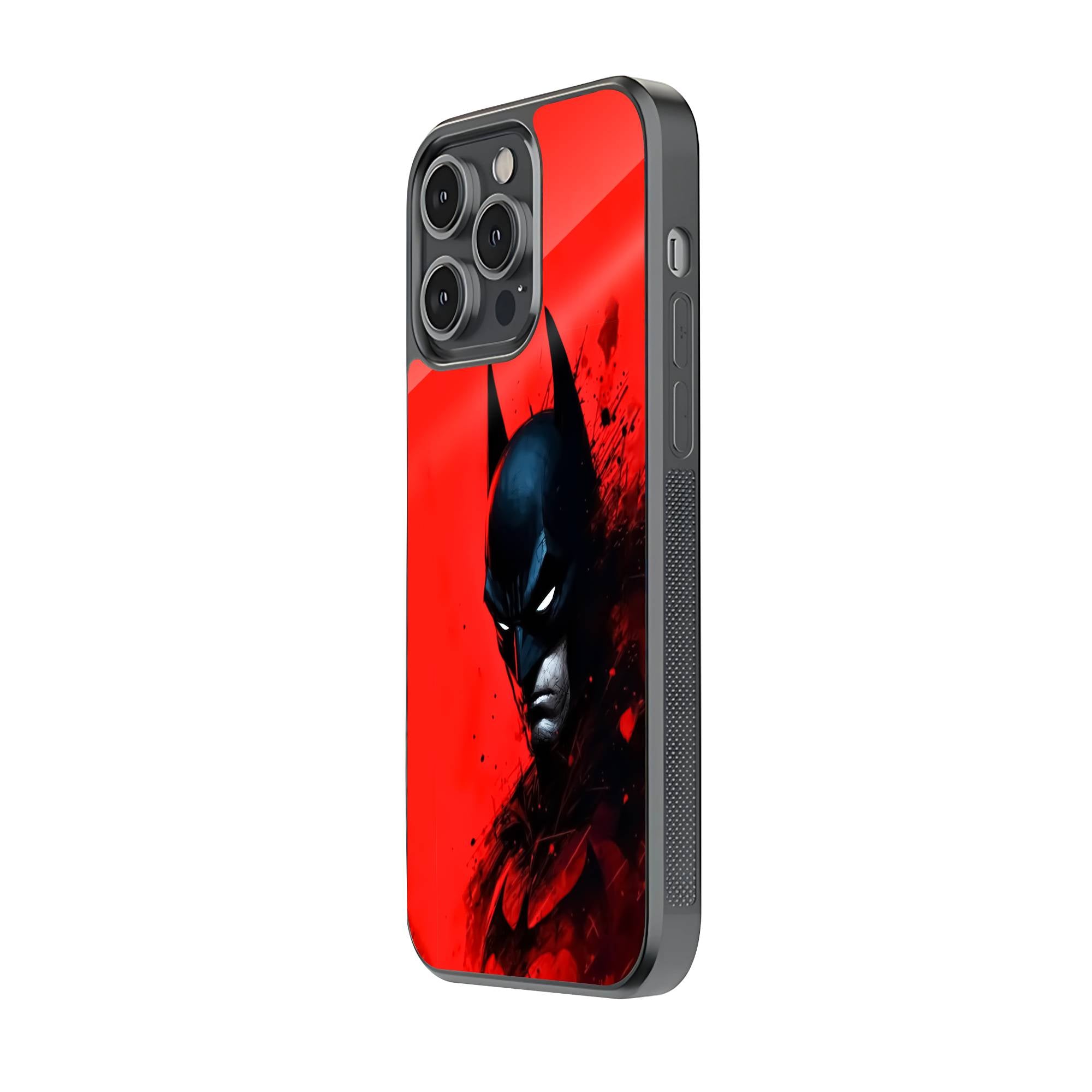 Red Gritty Digital Glass Case Secondary image