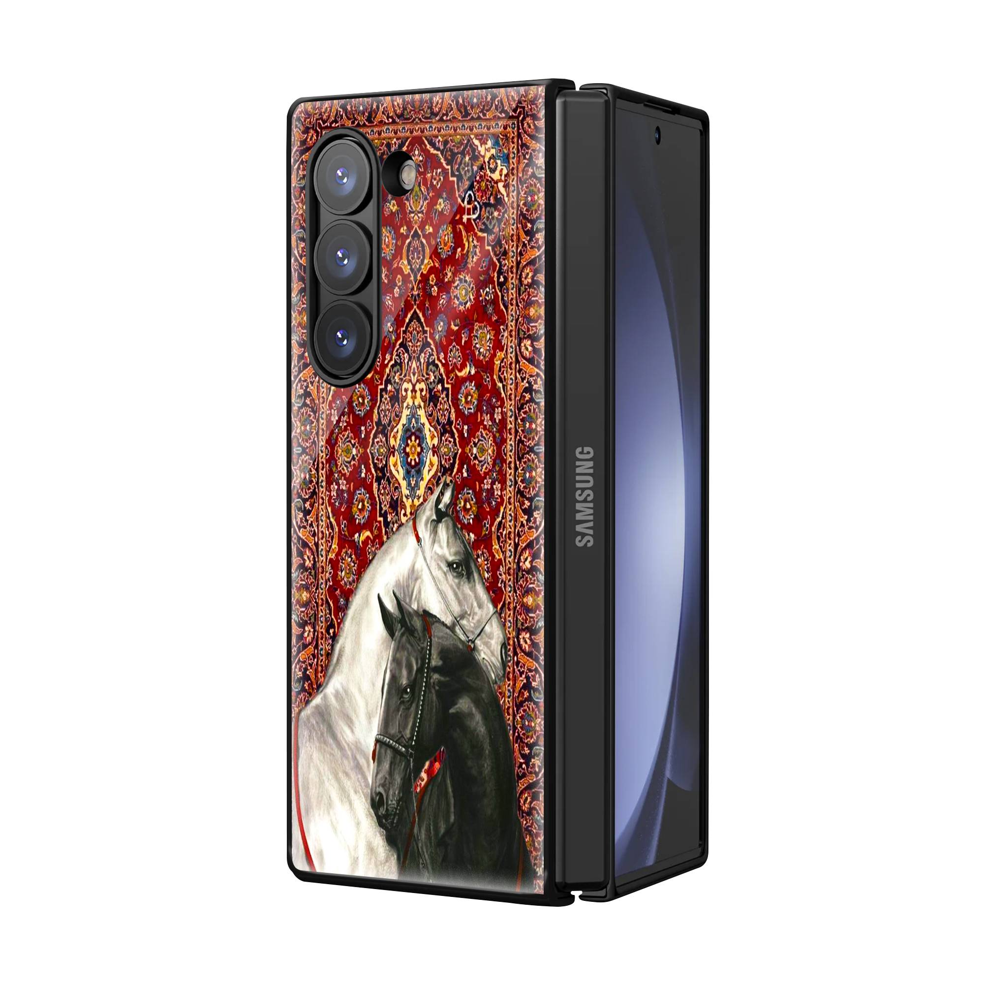 The Royal Ride Samsung Z Fold Glass Case Secondary image