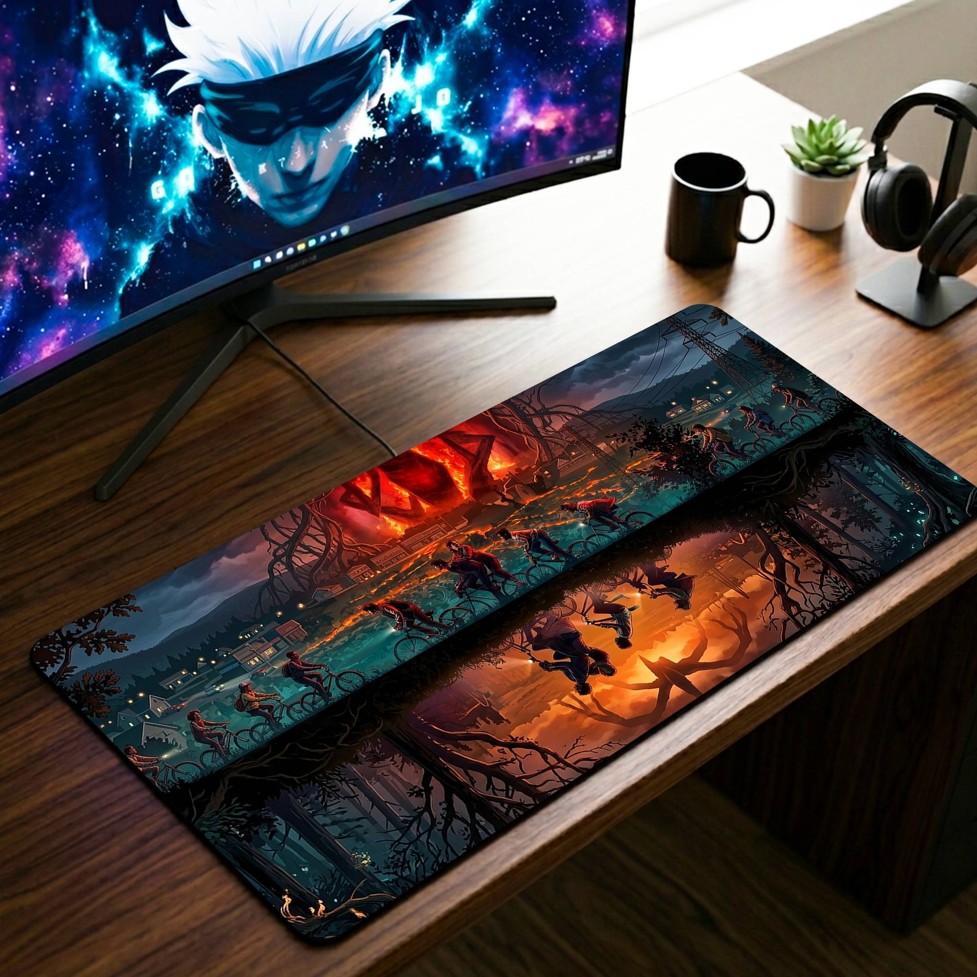 Stranger Things Desk Mat - 11 x 23 Inch image