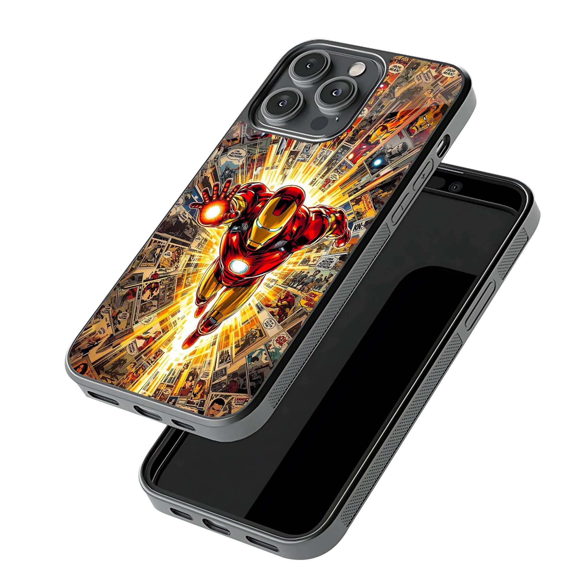 Iron Man Comic Book Glass Case image 2