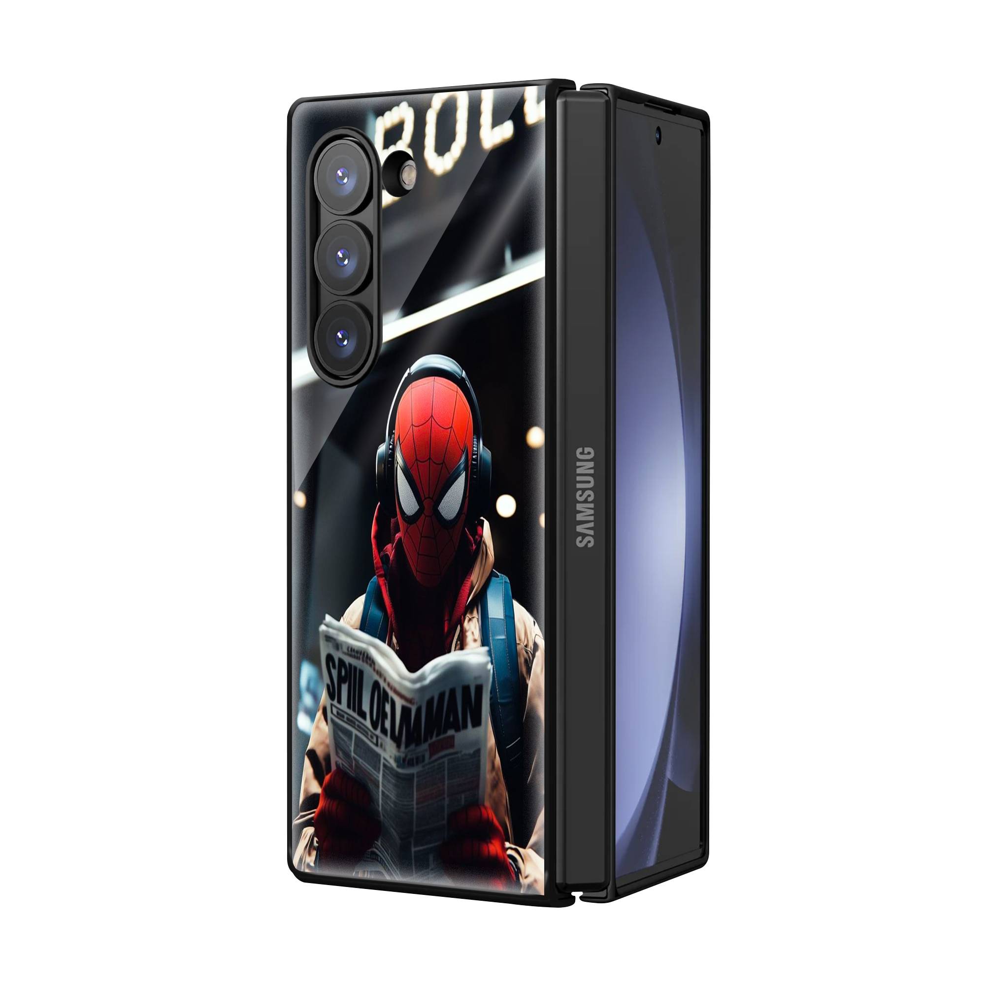Urban Spidey Samsung Z Fold Glass Case Secondary image