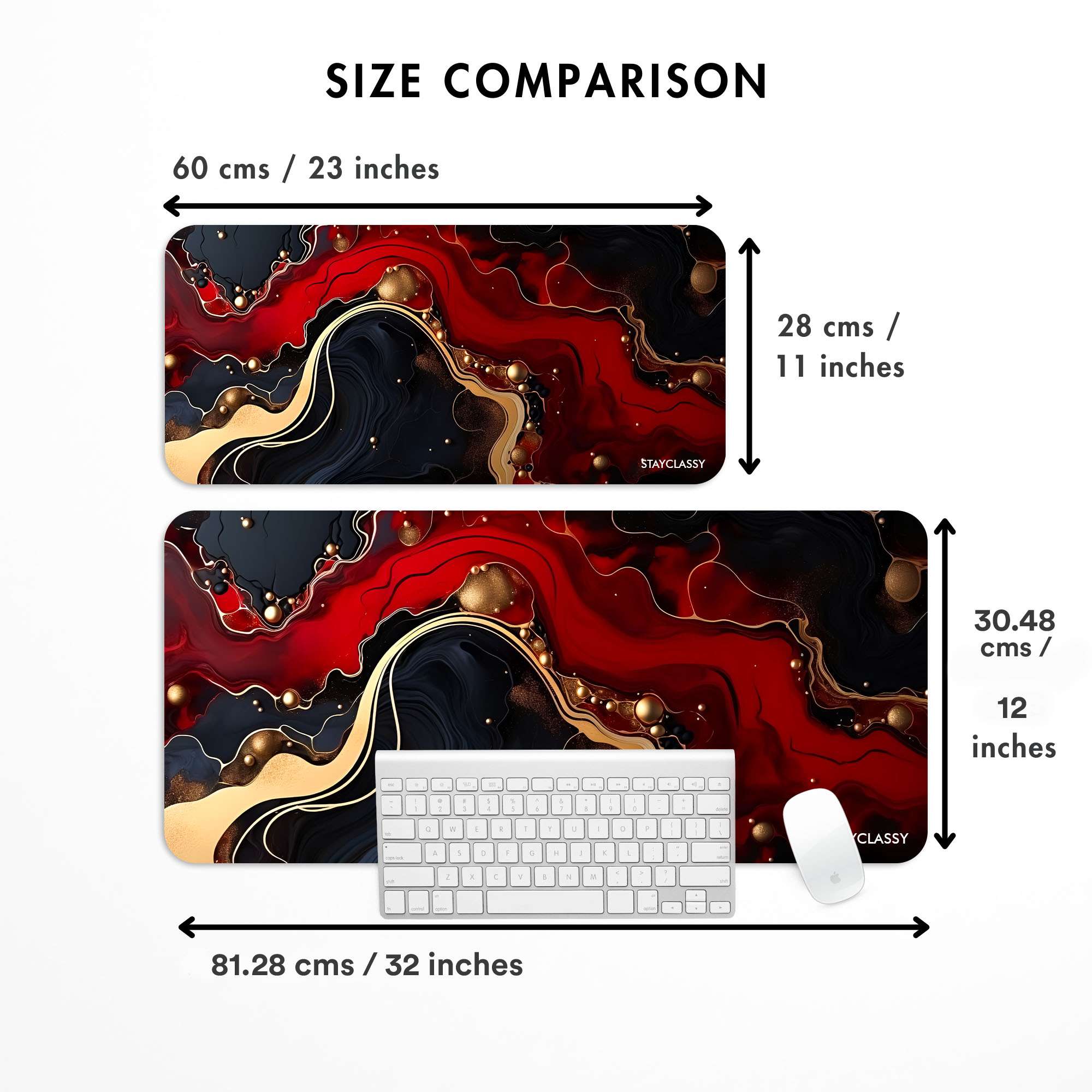 Luxurious Marble Desk Mat image 3