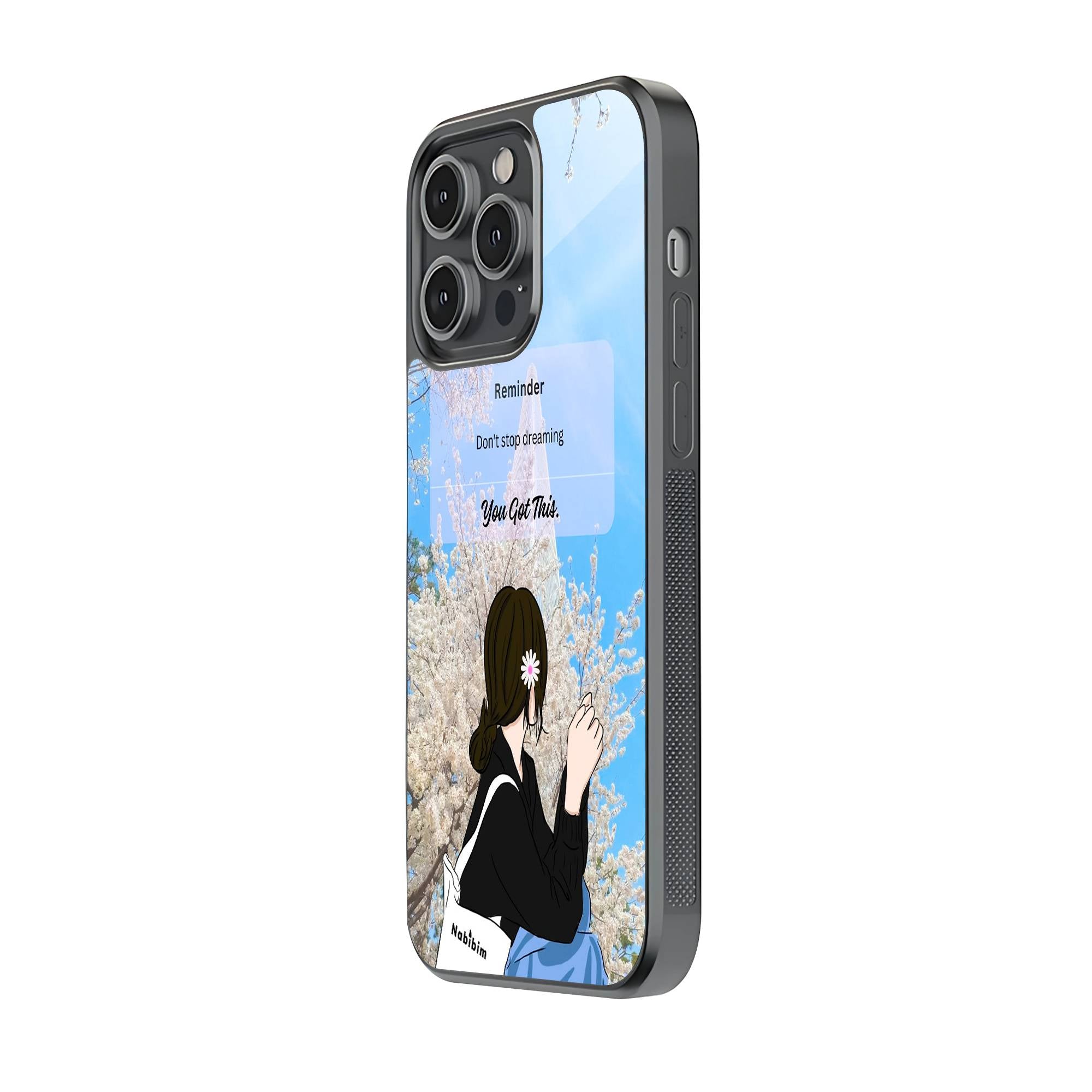 Don't Stop Dreaming Glass Case Secondary image