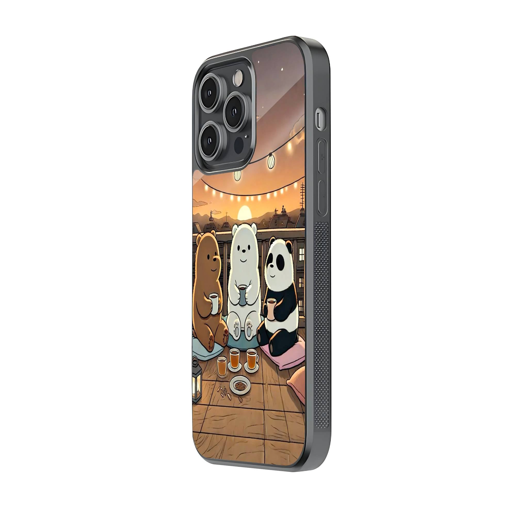 We Bare Bears Glass Case Secondary image