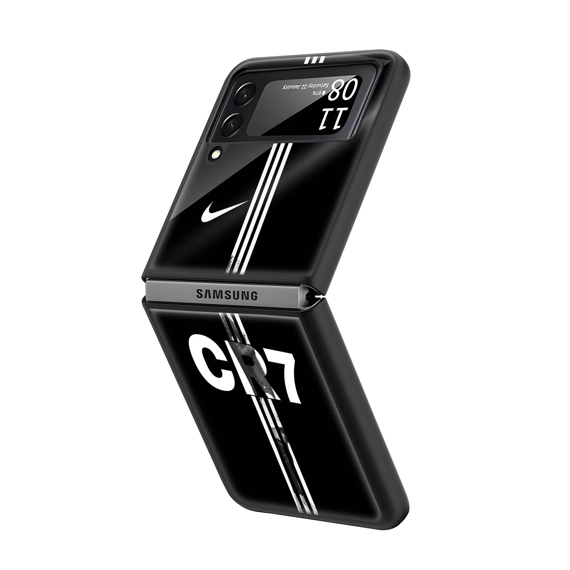 CR7 Samsung Z Flip Glass Case Secondary image