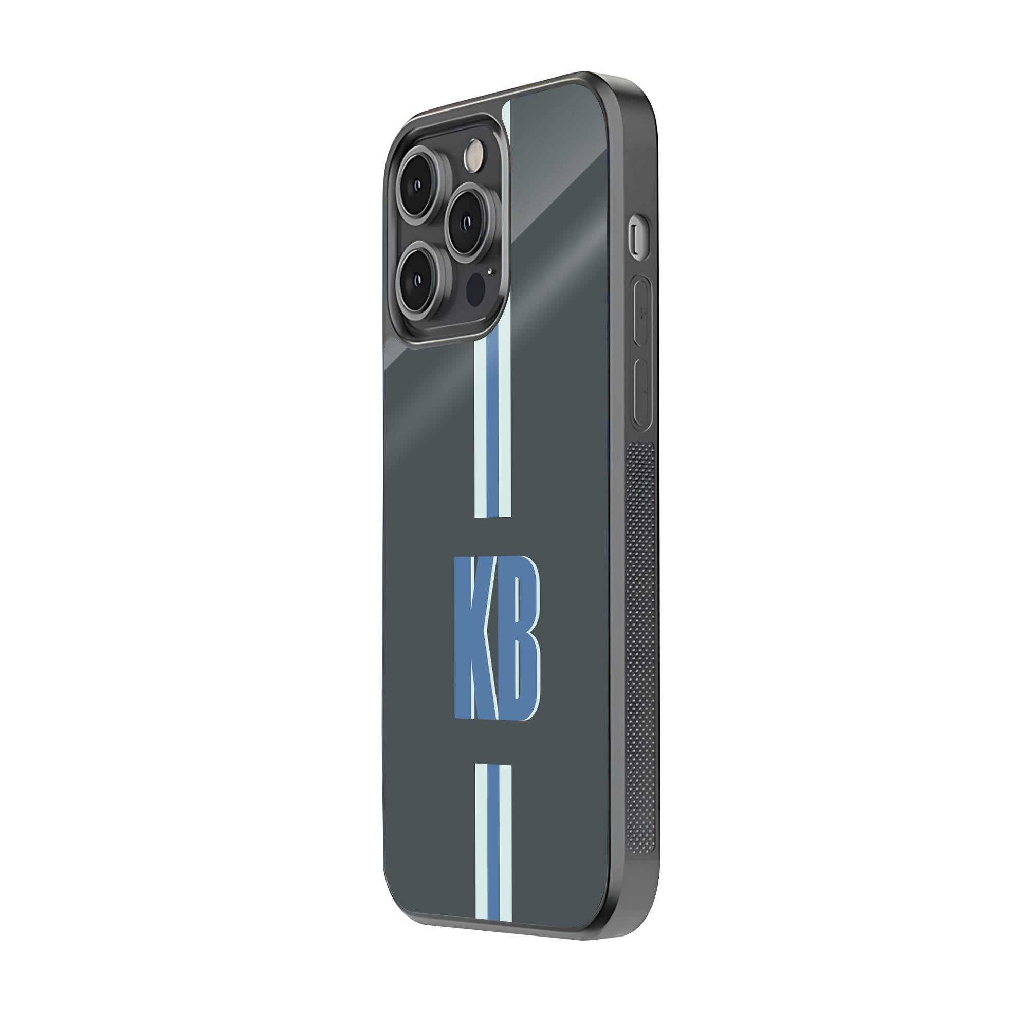 Linear Pattern Glass Name Case Secondary image