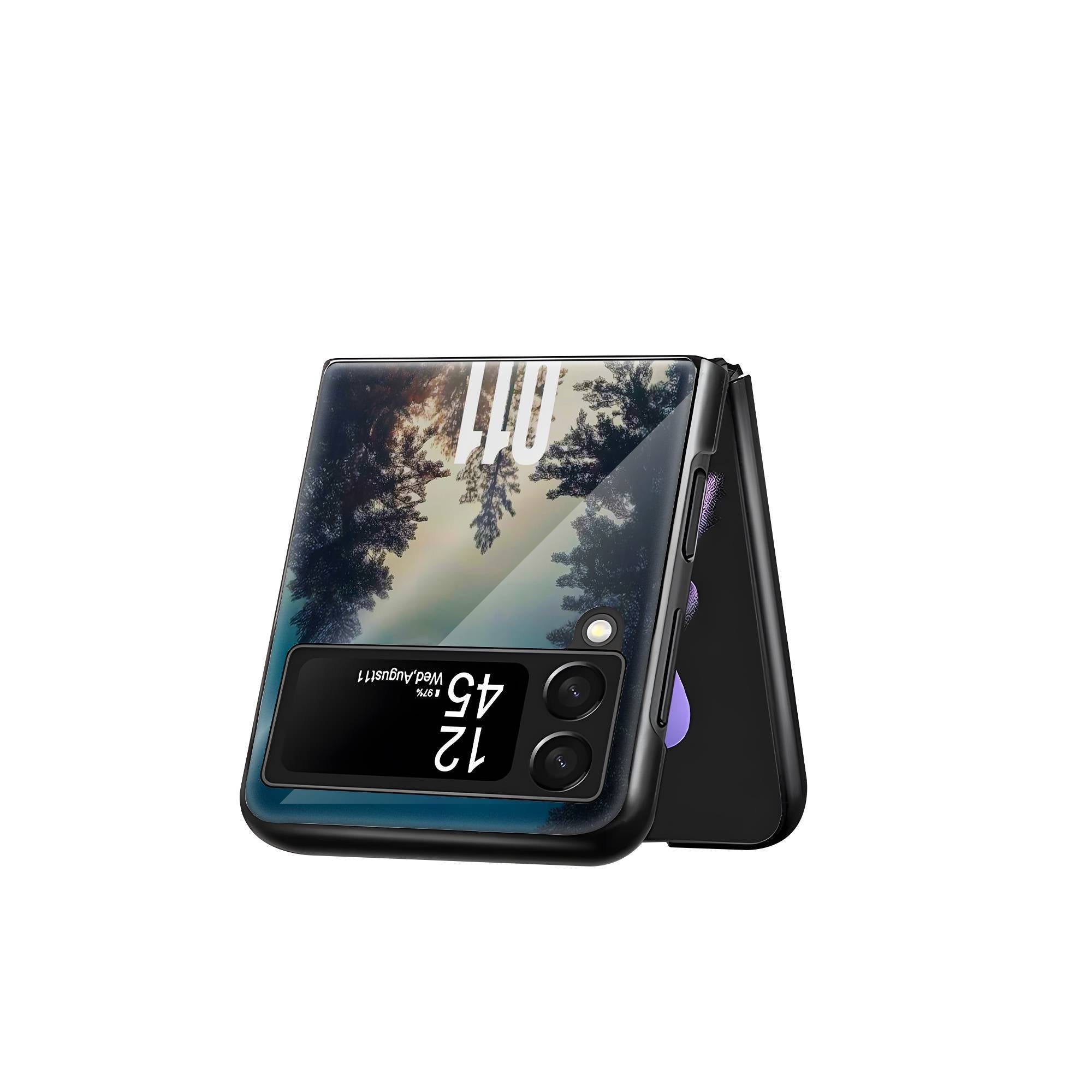 911 Legend Samsung Z Flip Glass Case image 2