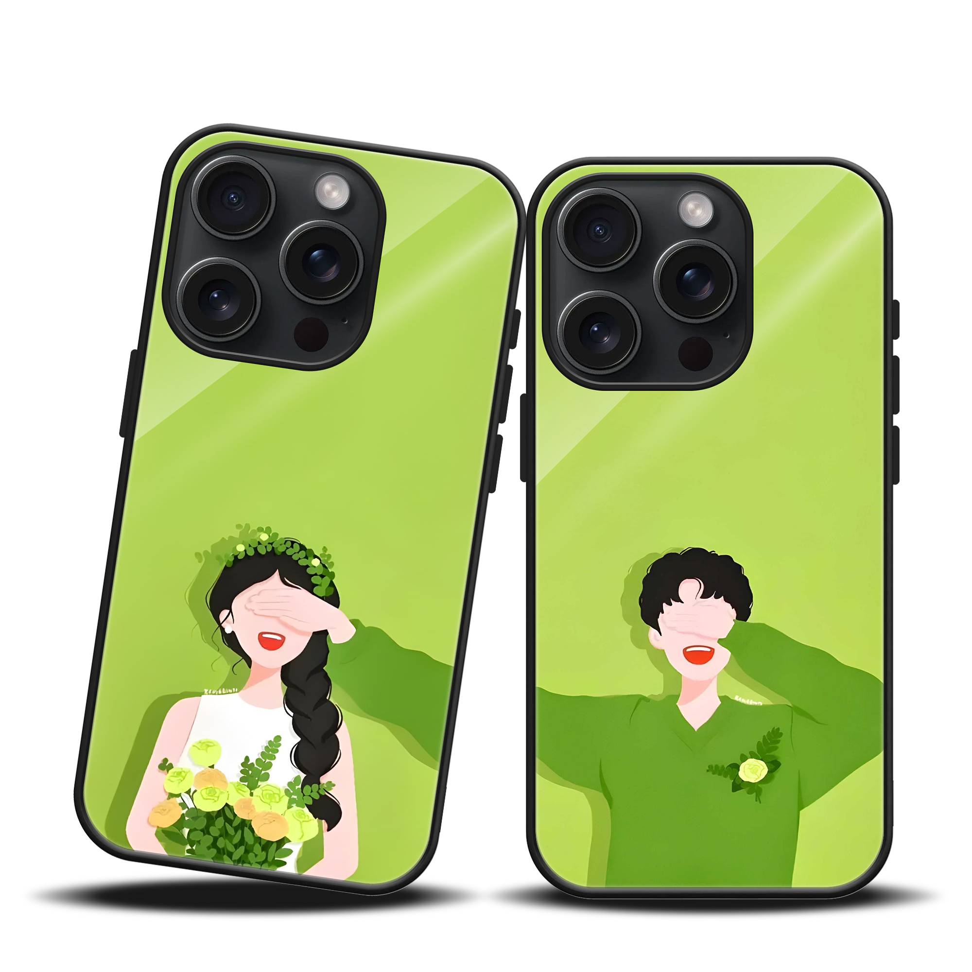 Blindfolded Love Couple Mobile Case image 0 Main image
