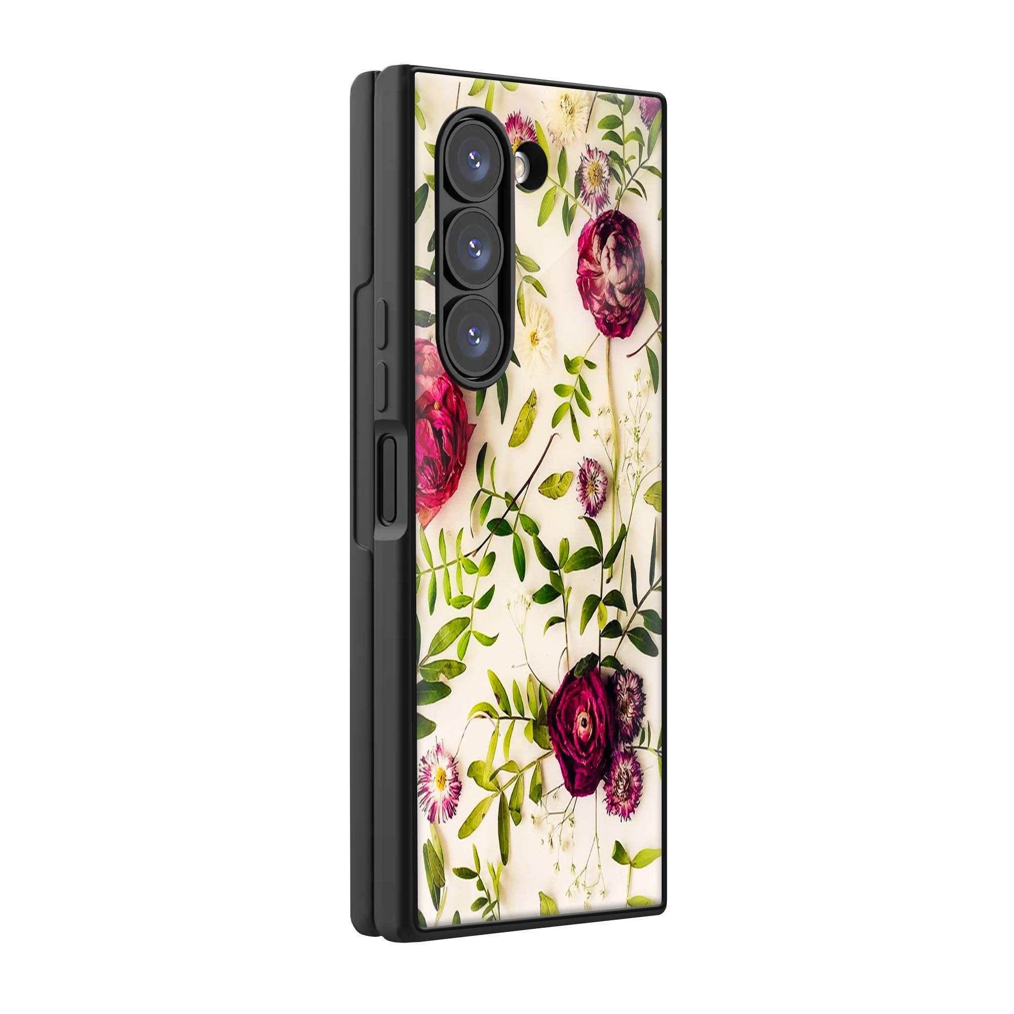 Dried Flowers Samsung Z Fold Glass Case image 0 Main image