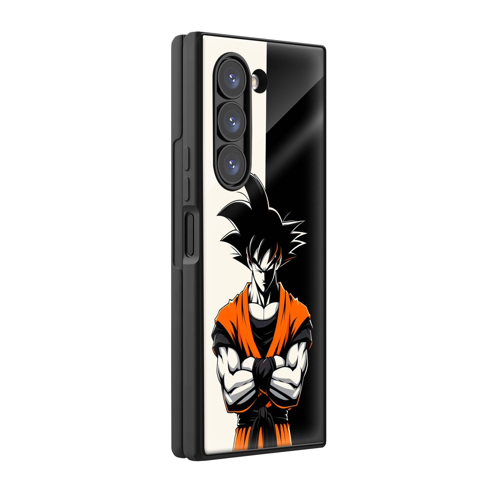 Son Goku Samsung Z Fold Glass Case image 0 Main image
