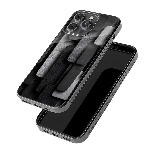 Black Texture Glass Case image 2