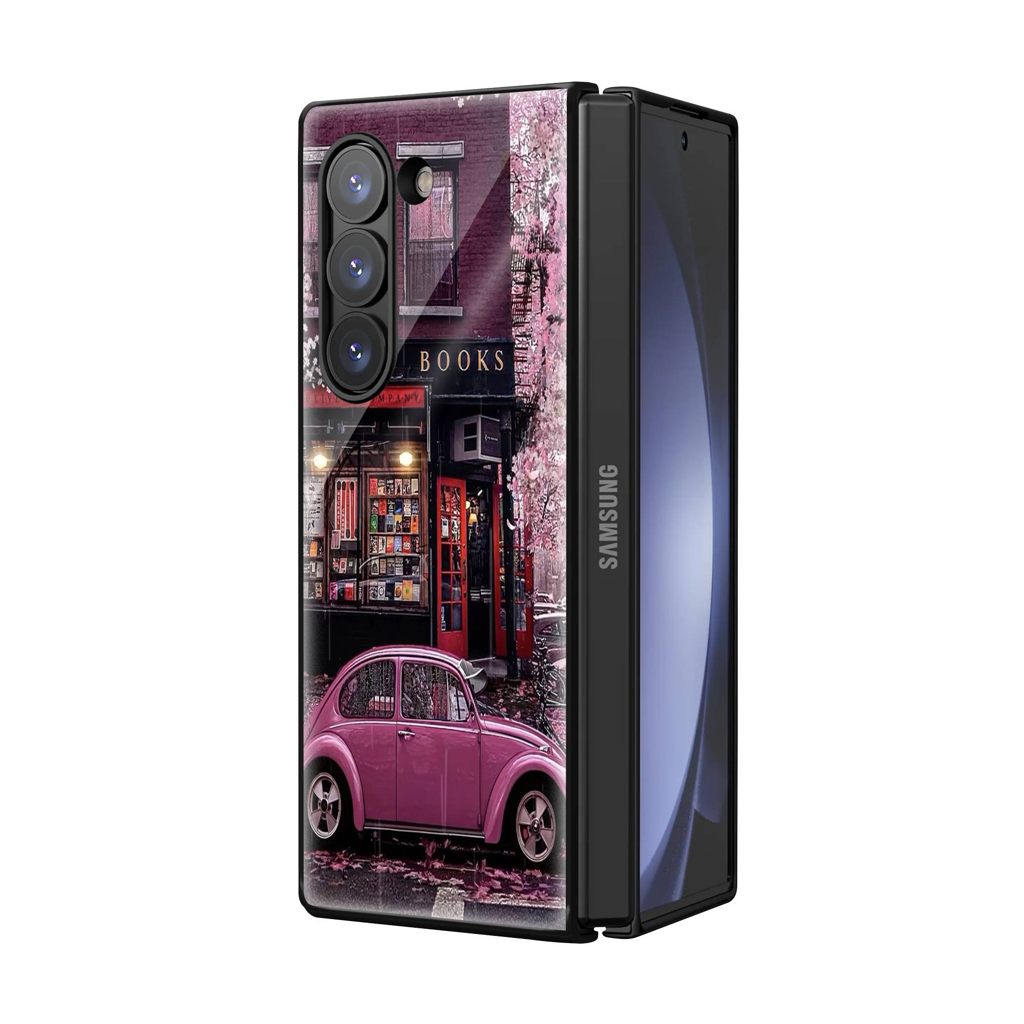 Books Shop Samsung Z Fold Glass Case Secondary image